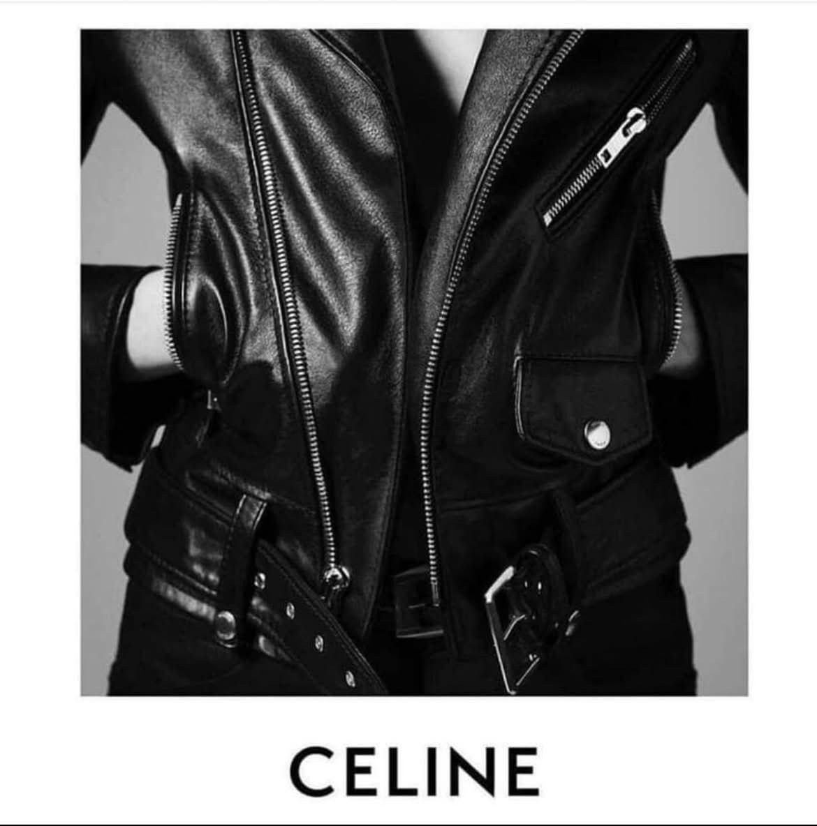 Celine × Hedi Slimane Grail — Celine SS19 biker leather jacket runway Size US S / EU 44-46 / 1 - 5 Thumbnail