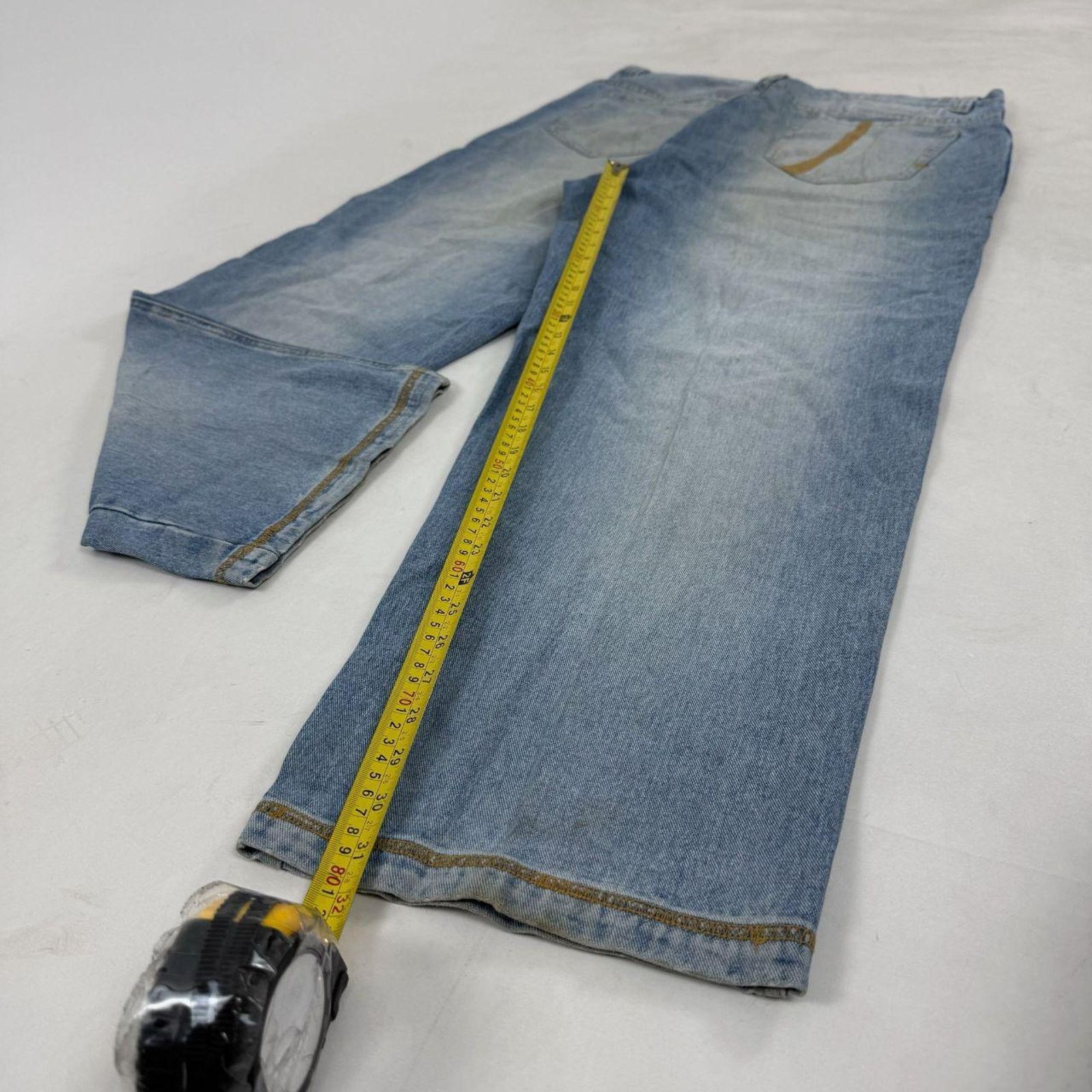Japanese Brand × Le Grande Bleu (L.G.B.) × Vintage Vintage y2k faded baggy wide leg archive rare skater jeans Size US 36 / EU 52 - 3 Thumbnail
