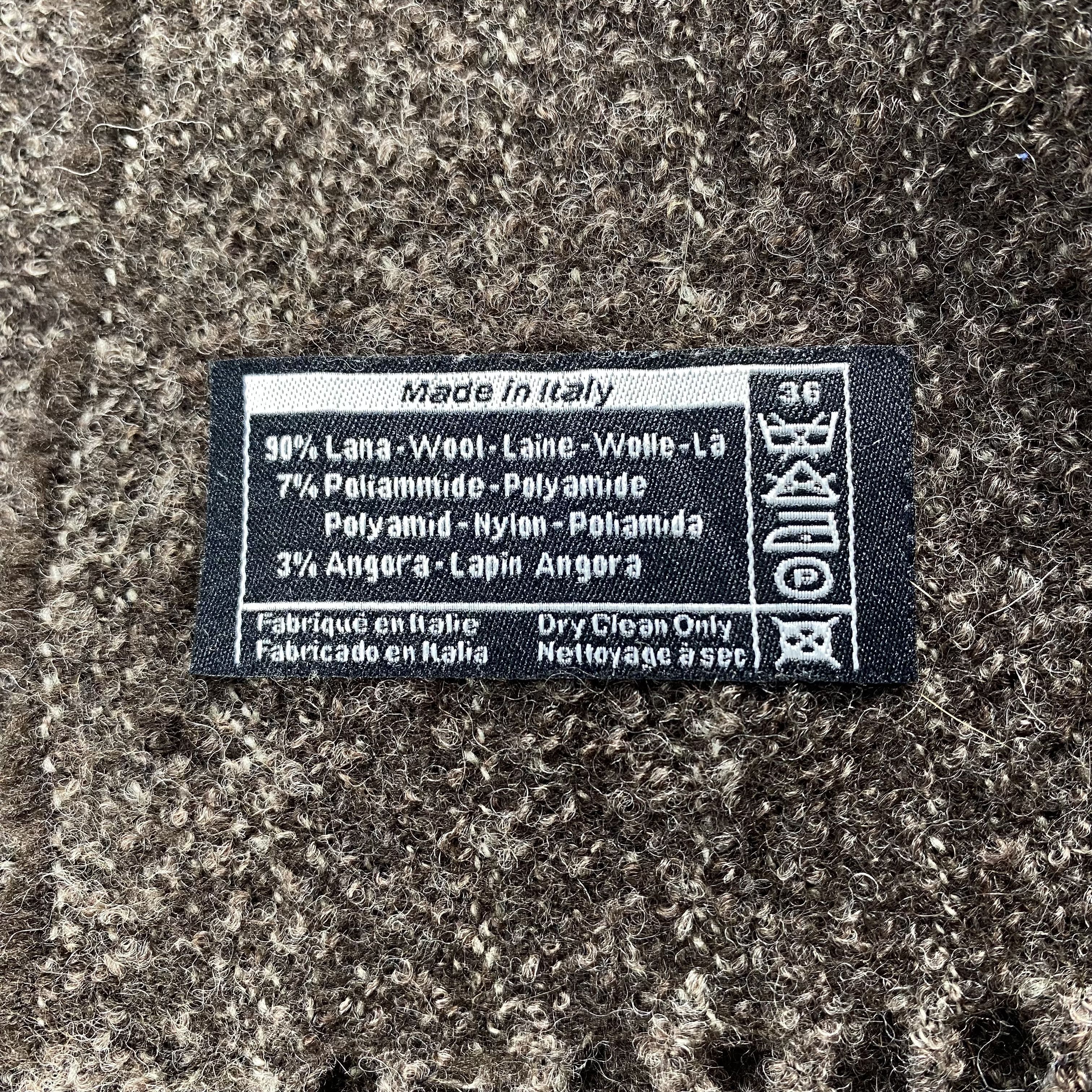 Sonia Rykiel Rykiel Homme Scarf Neck Wrap Wool Muffler Size ONE SIZE - 6 Thumbnail