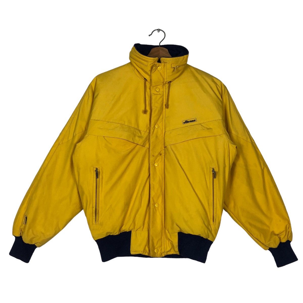 Japanese Brand 🔥Vintage Bomber Jacket Ski Ellesse Perugia-Italy Japan Made Size US S / EU 44-46 / 1 - 1 Thumbnail