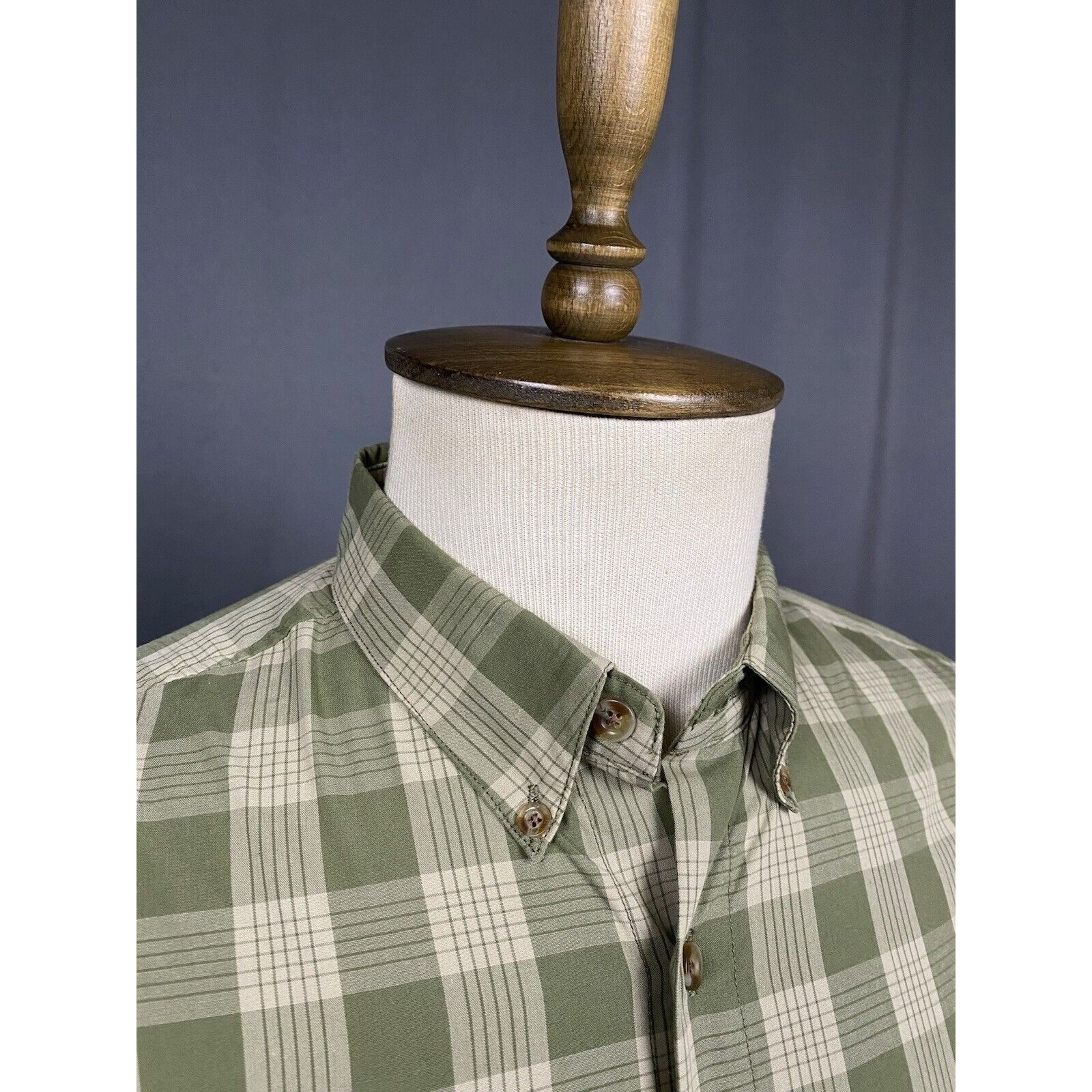 Fjallraven Fjallraven Ovik Men's Green Checked Shortsleeve Shirt Size S Size US S / EU 44-46 / 1 - 6 Thumbnail
