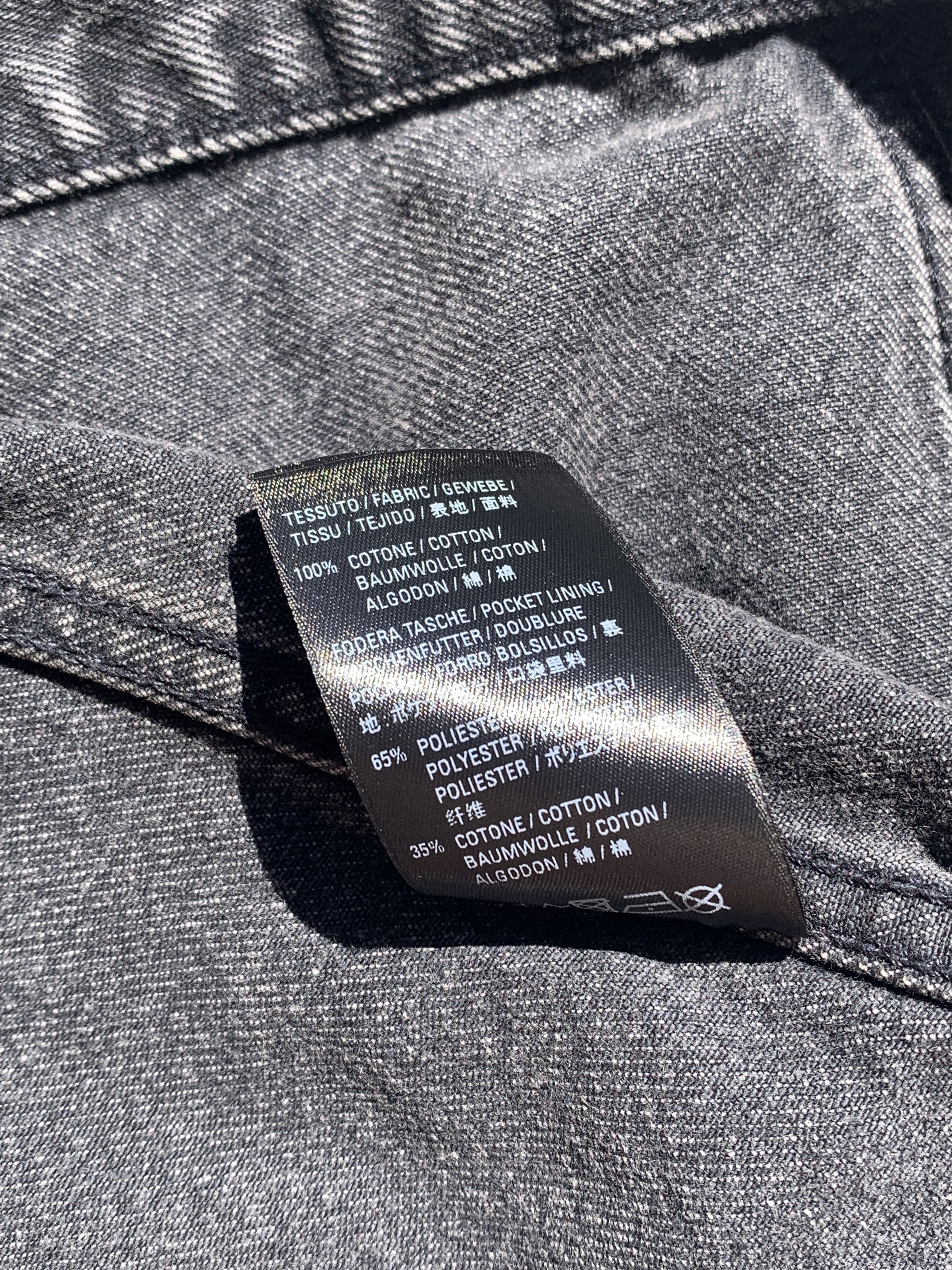 Balenciaga Balenciaga Notre Dame Oversized Denim Jacket Black Size US L / EU 52-54 / 3 - 9 Thumbnail