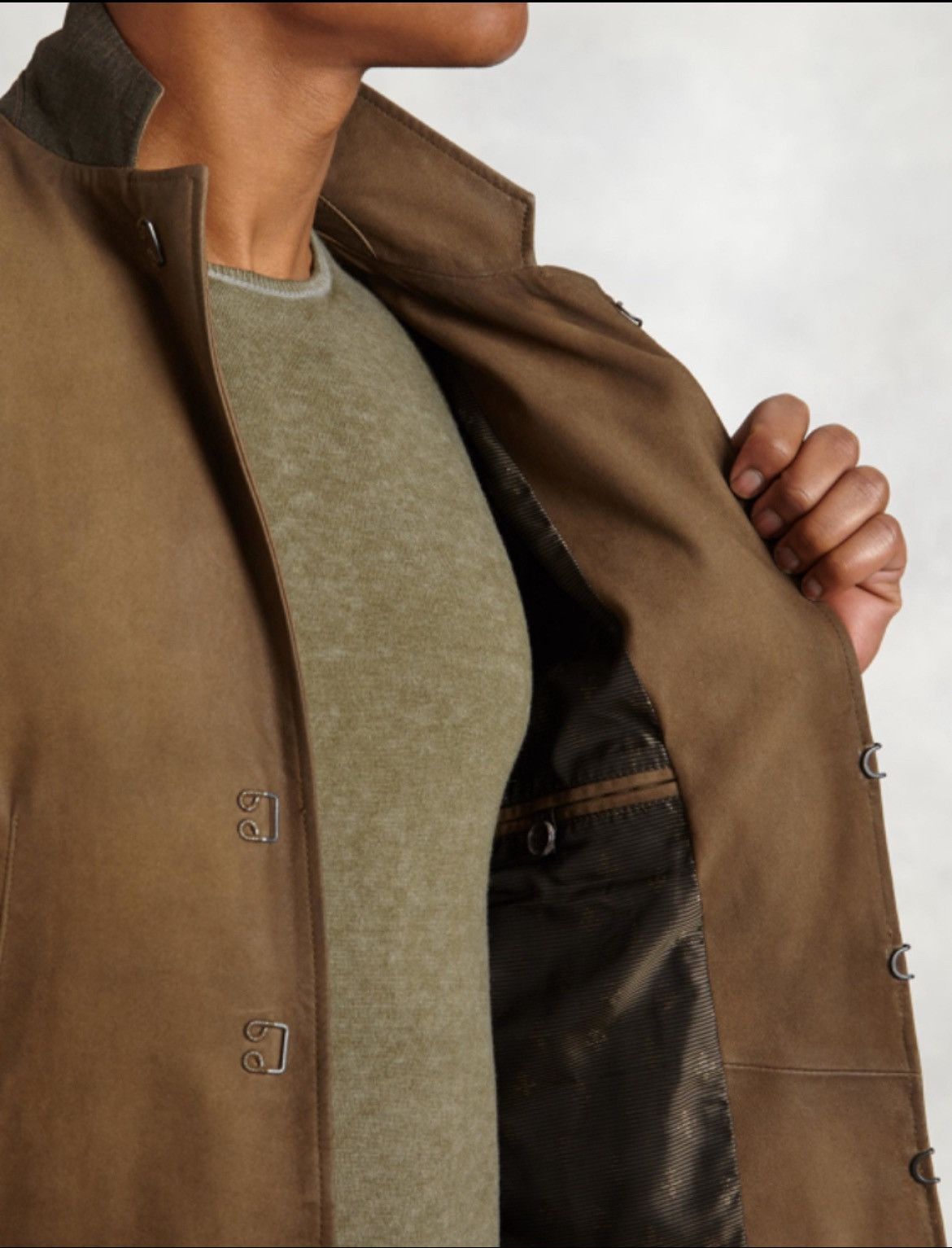 John Varvatos Suede Hook and Bar Jacket EU 48 USA 38 Size US M / EU 48-50 / 2 - 3 Thumbnail