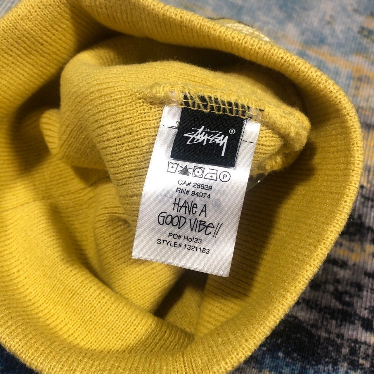 Stussy Stussy Workgear Print Skullcap Beanie Size ONE SIZE - 4 Thumbnail