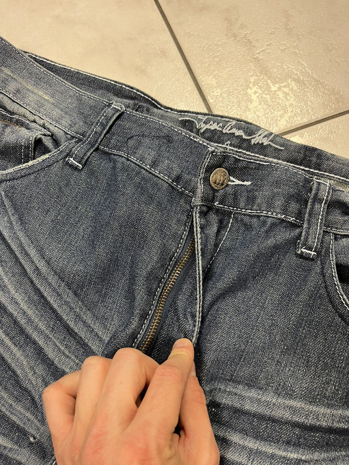 Makaveli × Vintage Vintage Makaveli Tupac 2pac baggy y2k distressed denim jeans Size US 38 / EU 54 - 13 Thumbnail