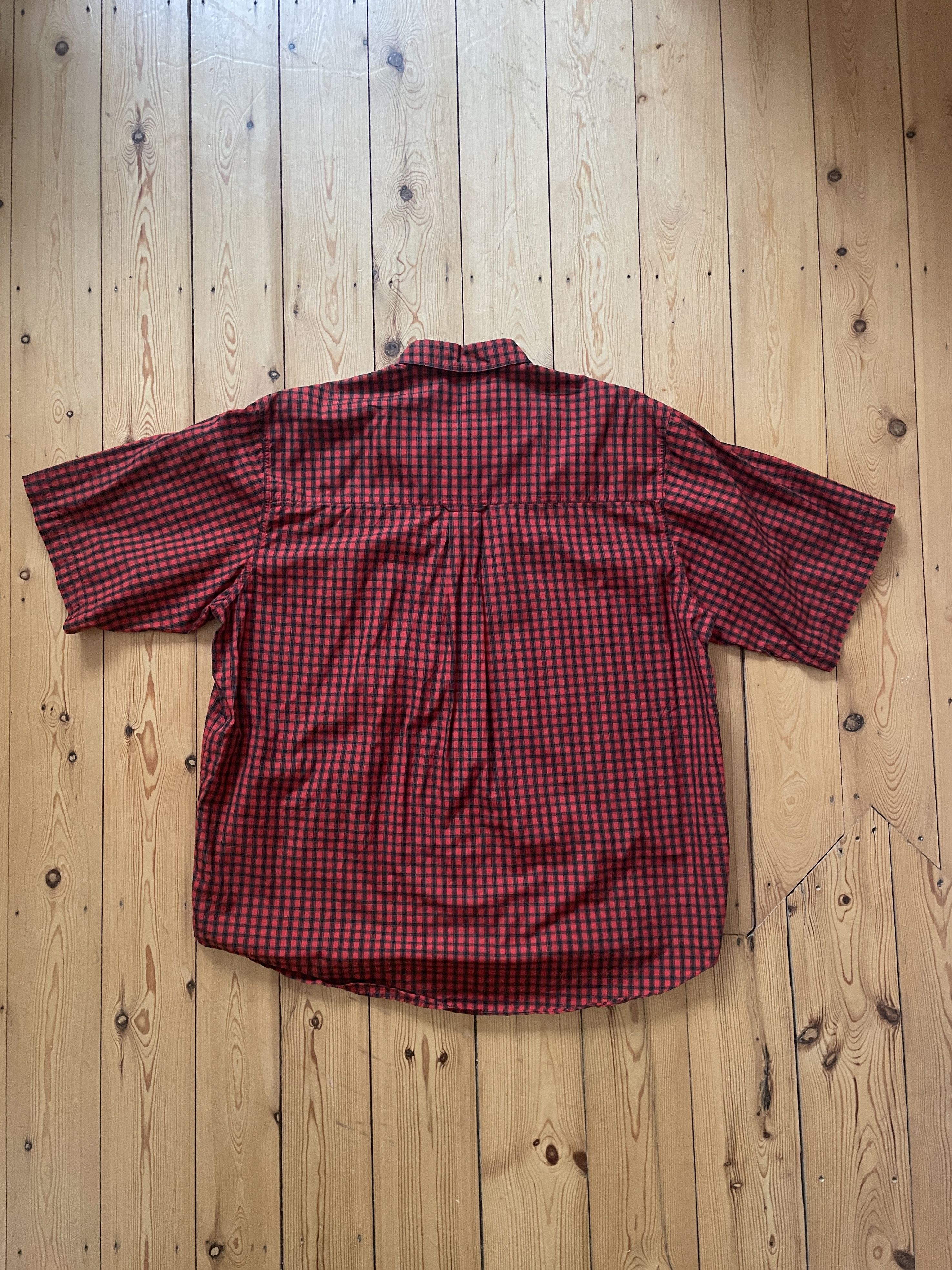 Balenciaga Balenciaga - Raw Hem Short Sleeve Cotton Poplin Shirt Size US L / EU 52-54 / 3 - 7 Thumbnail