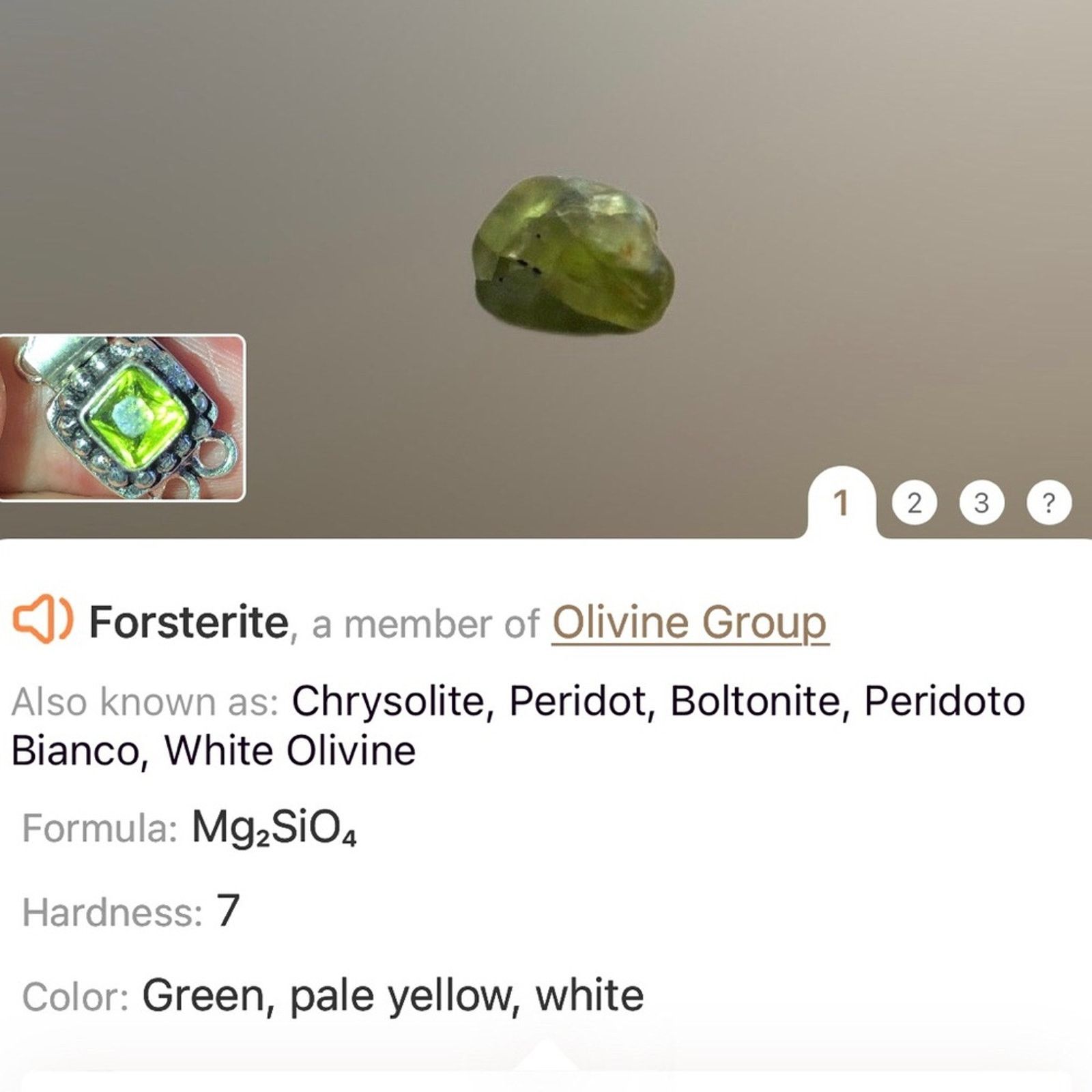 Handmade Handcrafted green Czech Pearl forsterite peridot necklace Size ONE SIZE - 10 Thumbnail