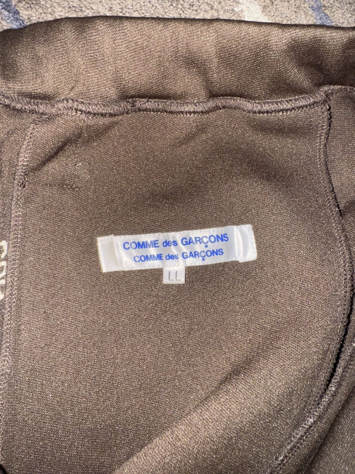 Comme des Garcons Homme × Japanese Brand × Vintage Comme Des Garcons Brown Track Pants Size US 32 / EU 48 - 5 Thumbnail