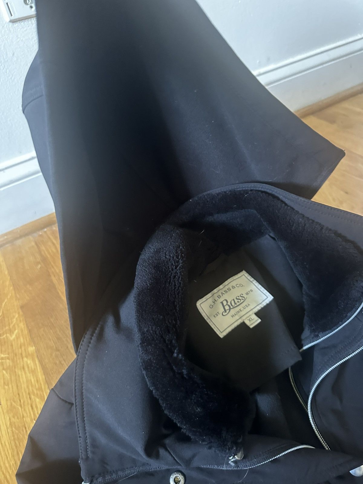 G.H. Bass & Co. Double Layer Zip Coat G.H Bass With Faux Fur Collar XL Size XL / US 12-14 / IT 48-50 - 5 Thumbnail