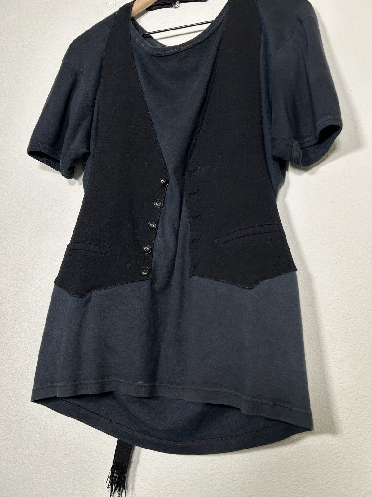 Maison Margiela SS05 ARTISANAL Reconstructed Vest Shirt Size US M / EU 48-50 / 2 - 2 Thumbnail