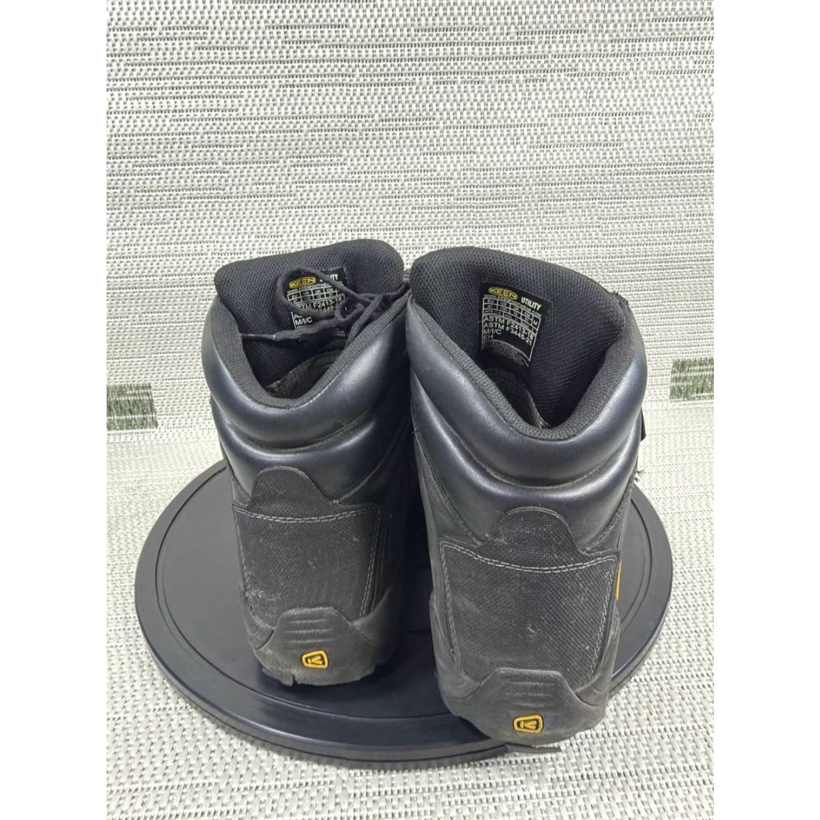 KEEN KEEN Boots Mens 13 D Louisville Steel Toe Work Black Leather Waterproof Hood? Size US 13 / EU 46 - 5 Thumbnail