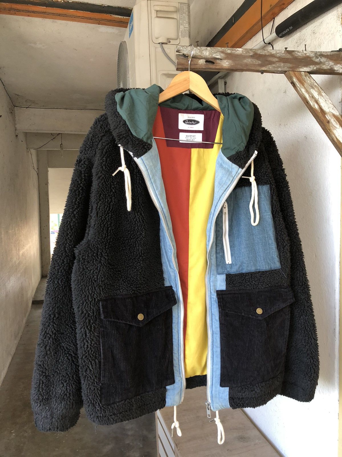 Seditionaries Korean Brands❗️Queitist Fleece Patchwork Like Undercover Size US XL / EU 56 / 4 - 4 Thumbnail