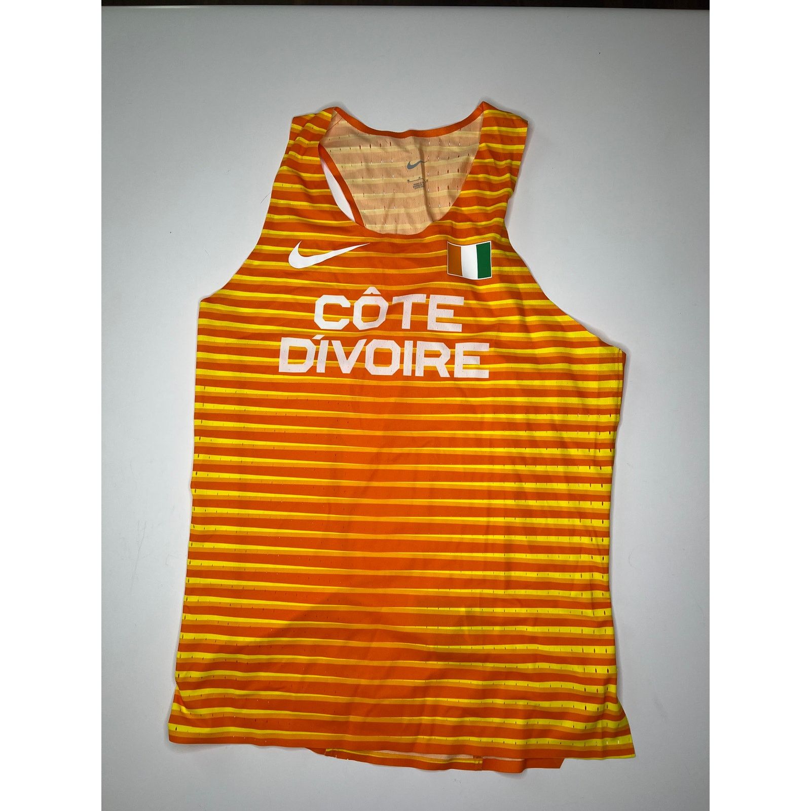 Nike Nike Pro Elite Ivory Coast Cote D'ivoire Aeroswift Running Size US M / EU 48-50 / 2 - 1 Thumbnail