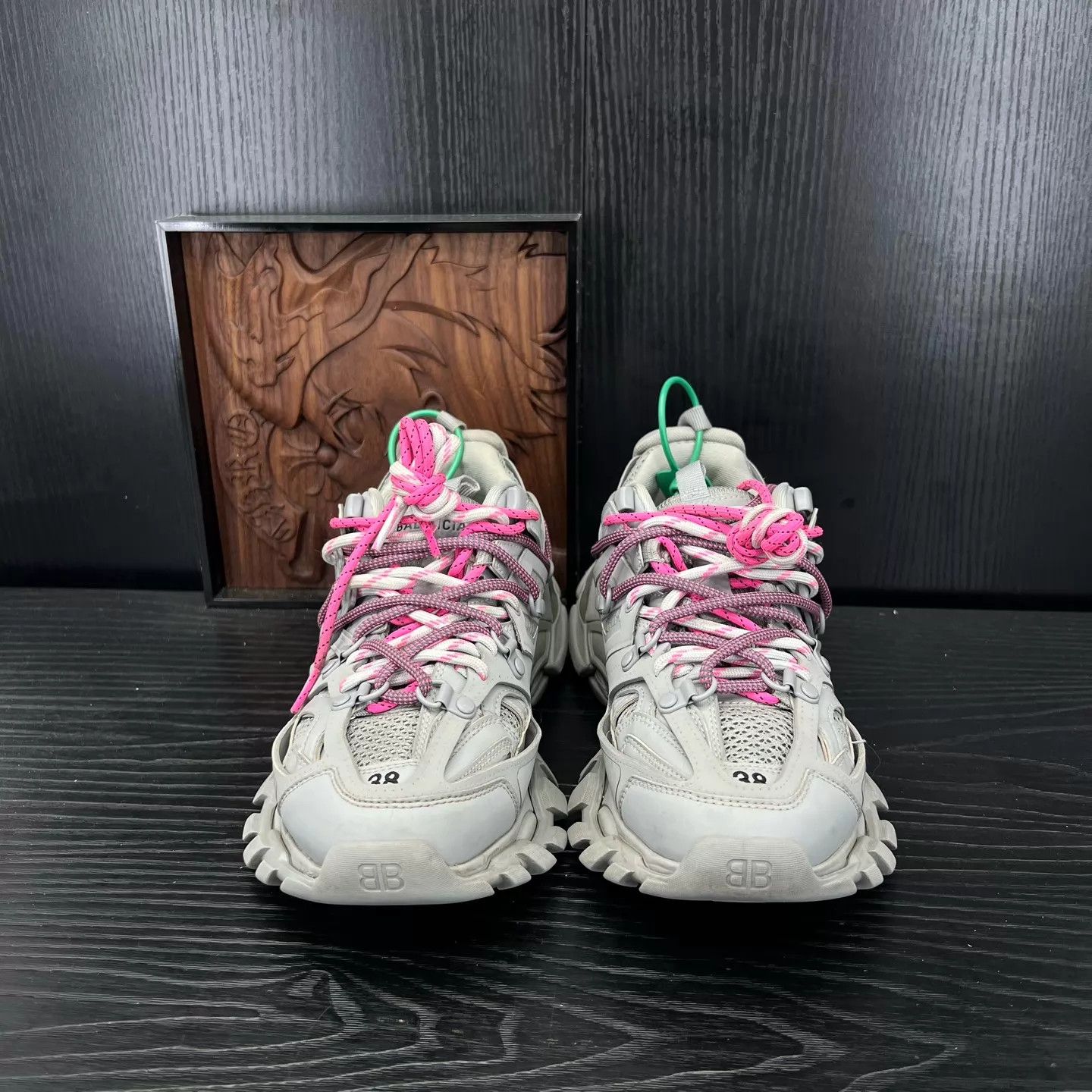 Balenciaga Balenciaga Track GrayPink 38 Wmns Min Lining Wear Size US 7.5 / IT 37.5 - 2 Thumbnail