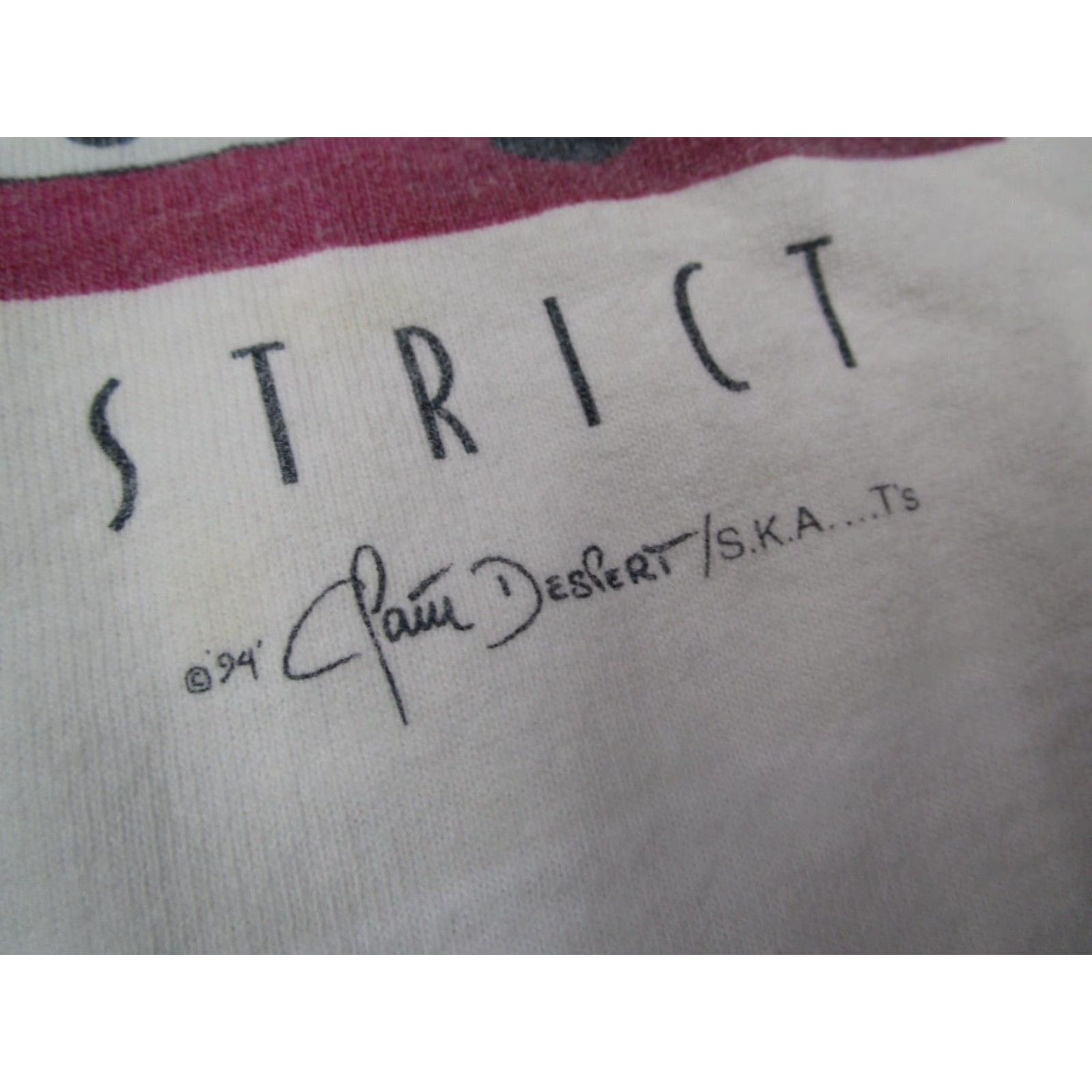 Vintage VINTAGE TSF Sportswear T-Shirt Men Medium White 90s Art Deco South Beach Mens Size US M / EU 48-50 / 2 - 4 Thumbnail