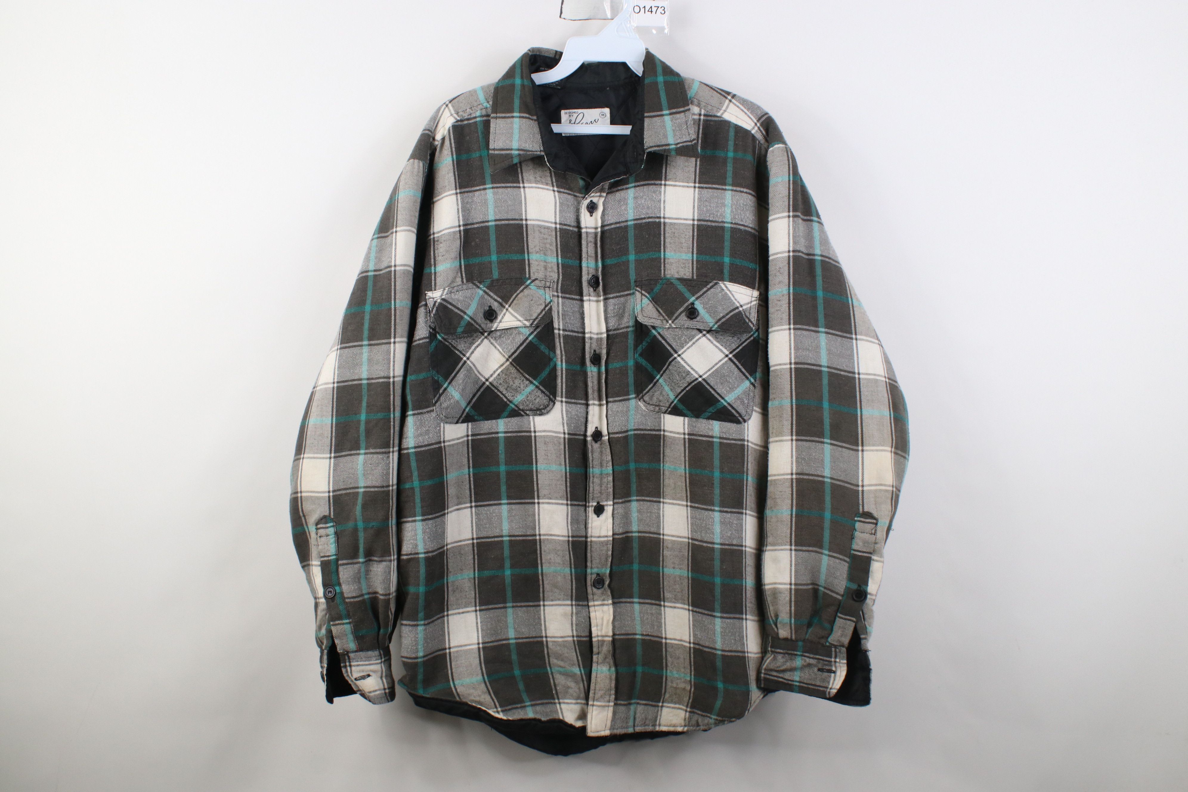 Vintage Vintage 90s Streetwear Flannel Button Shirt Jacket Jac Shirt Size US M / EU 48-50 / 2 - 1 Thumbnail