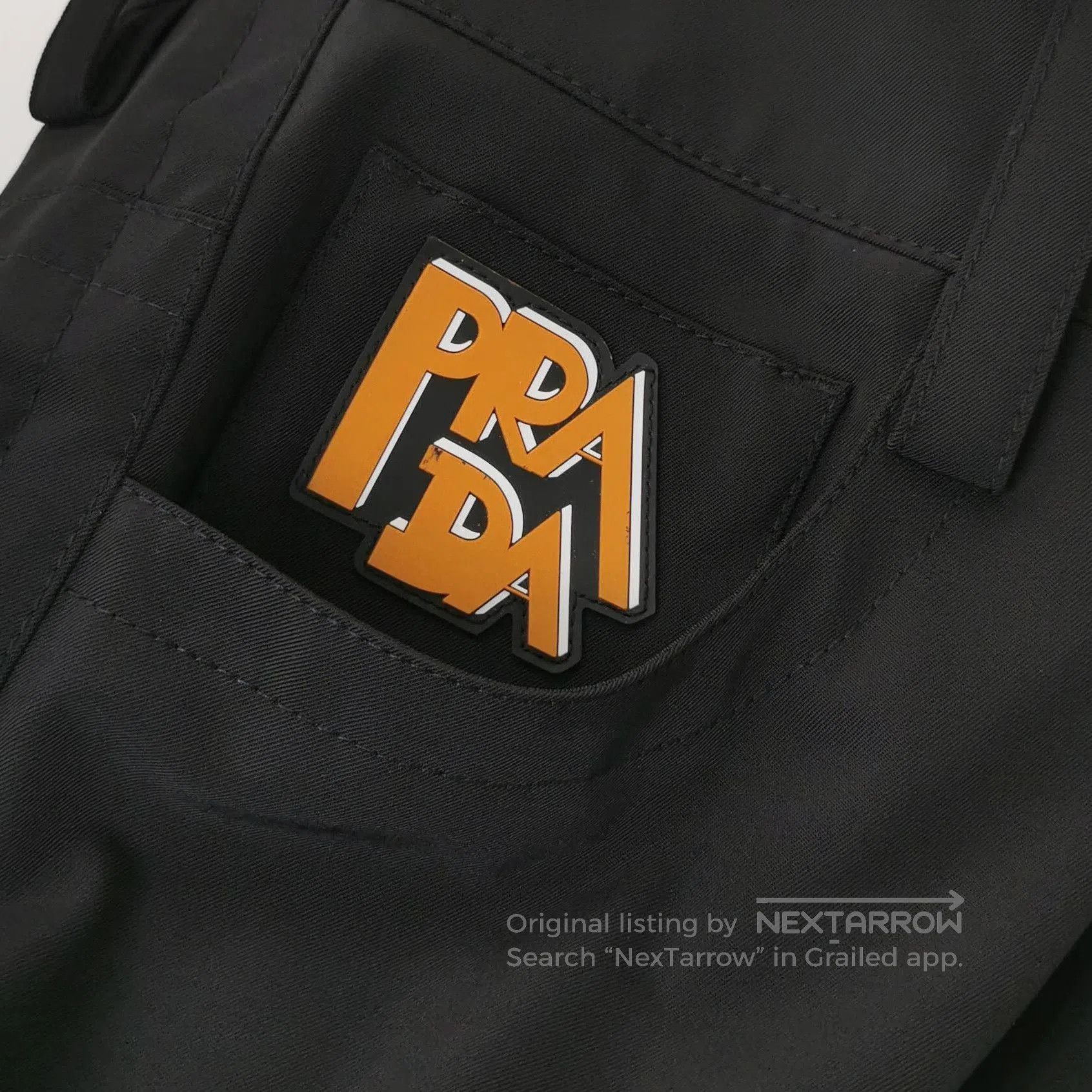 Prada Prada Logo Slim Fit Pants Size 36S . Size 35" - 2 Thumbnail