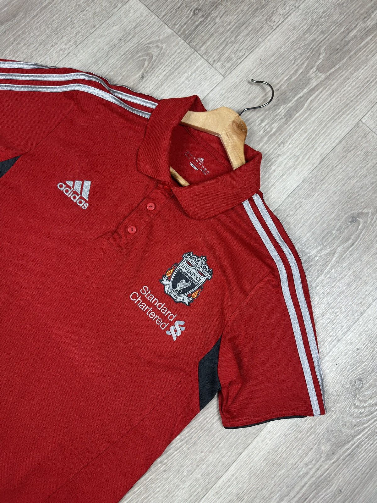 Adidas Adidas Liverpool England 2011-2012 Polos Jersey Shirt Size S Size US S / EU 44-46 / 1 - 2 Thumbnail