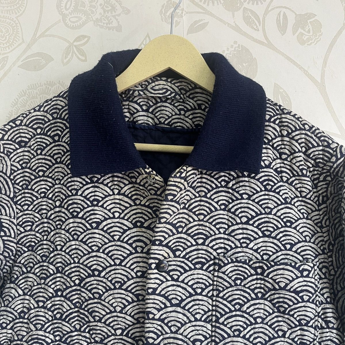 Beauty Beast × Japanese Brand × Vintage Steals Quilted Sashiko Japan Sweater Winter Size US L / EU 52-54 / 3 - 17 Thumbnail