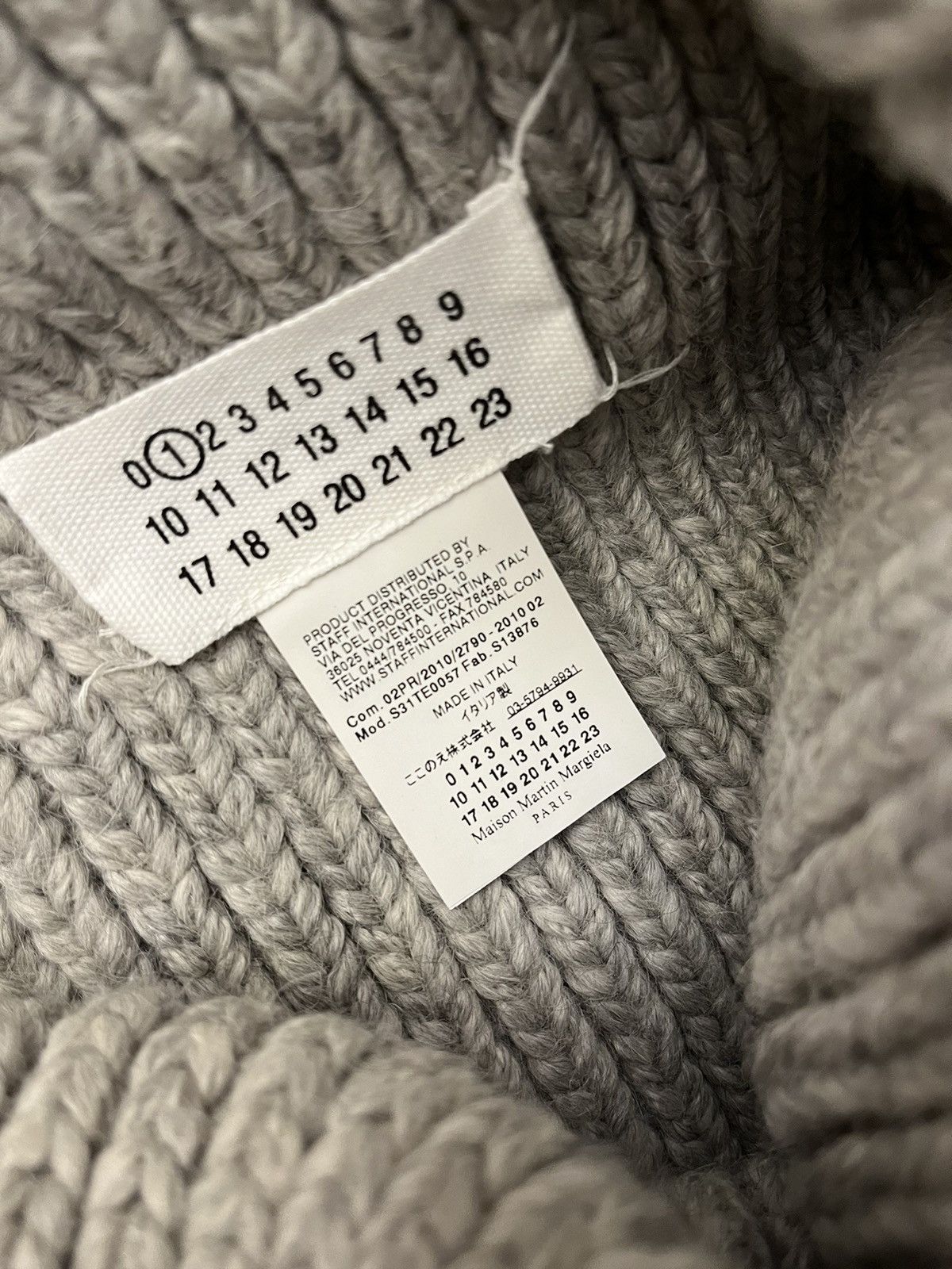 Maison Margiela × Vintage RARE MMM Maison Martin Margiela line 1 huge tassel scarf Size ONE SIZE - 7 Thumbnail