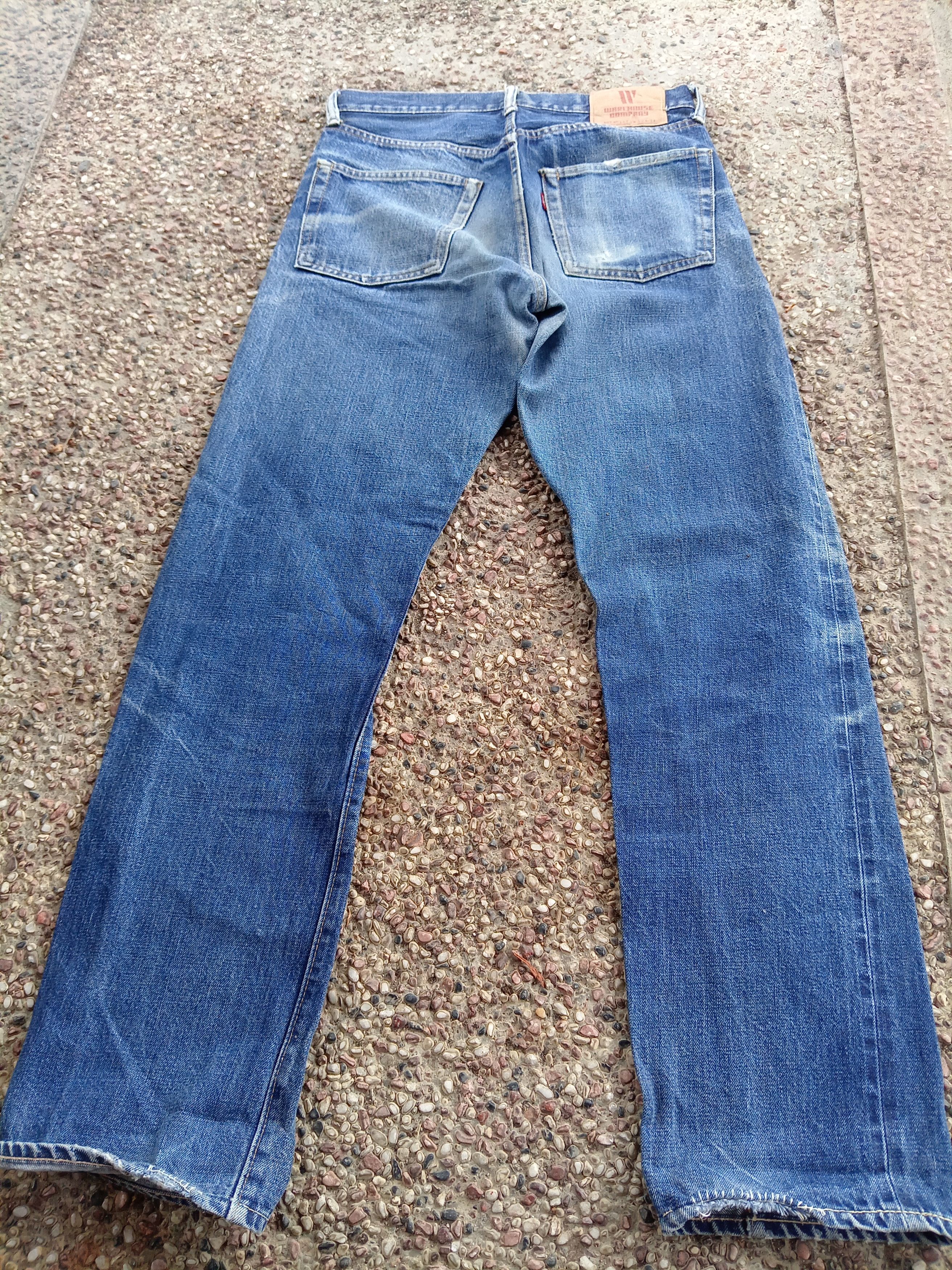 Japanese Brand × Warehouse Vintage Warehouse Selvedge Distressed Denim Jeans Size US 29 - 2 Thumbnail