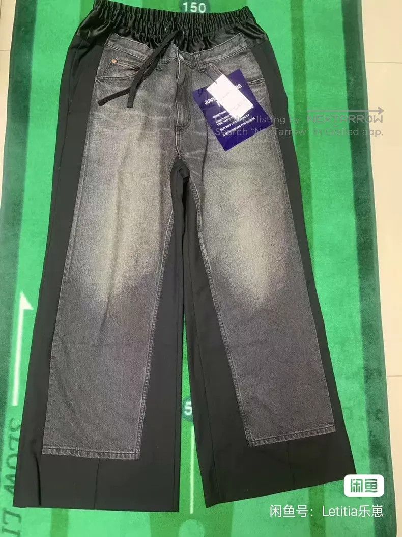 Junya Watanabe Junya Watanabe AD2002 Triumph Moto Patchwork Jeans