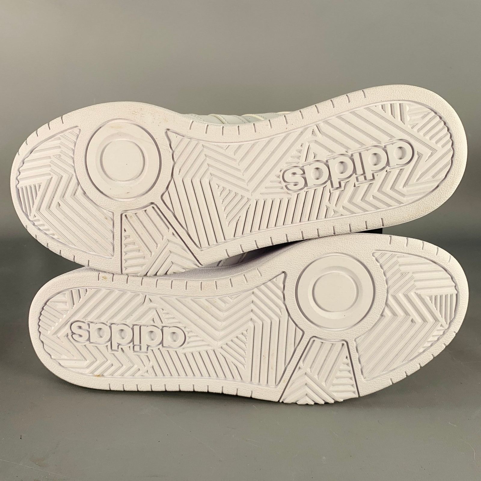 Adidas ADIDAS Size 9.5 White Leather Lace-Up Sneakers Size US 9.5 / EU 42-43 - 6 Thumbnail
