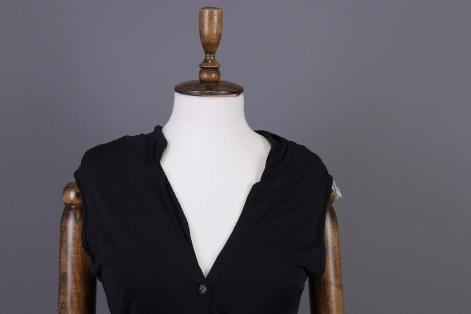 Transit Transit Par Such 131 Black Bodycon Tunic Dress Size 3 Size XL / US 12-14 / IT 48-50 - 2 Thumbnail