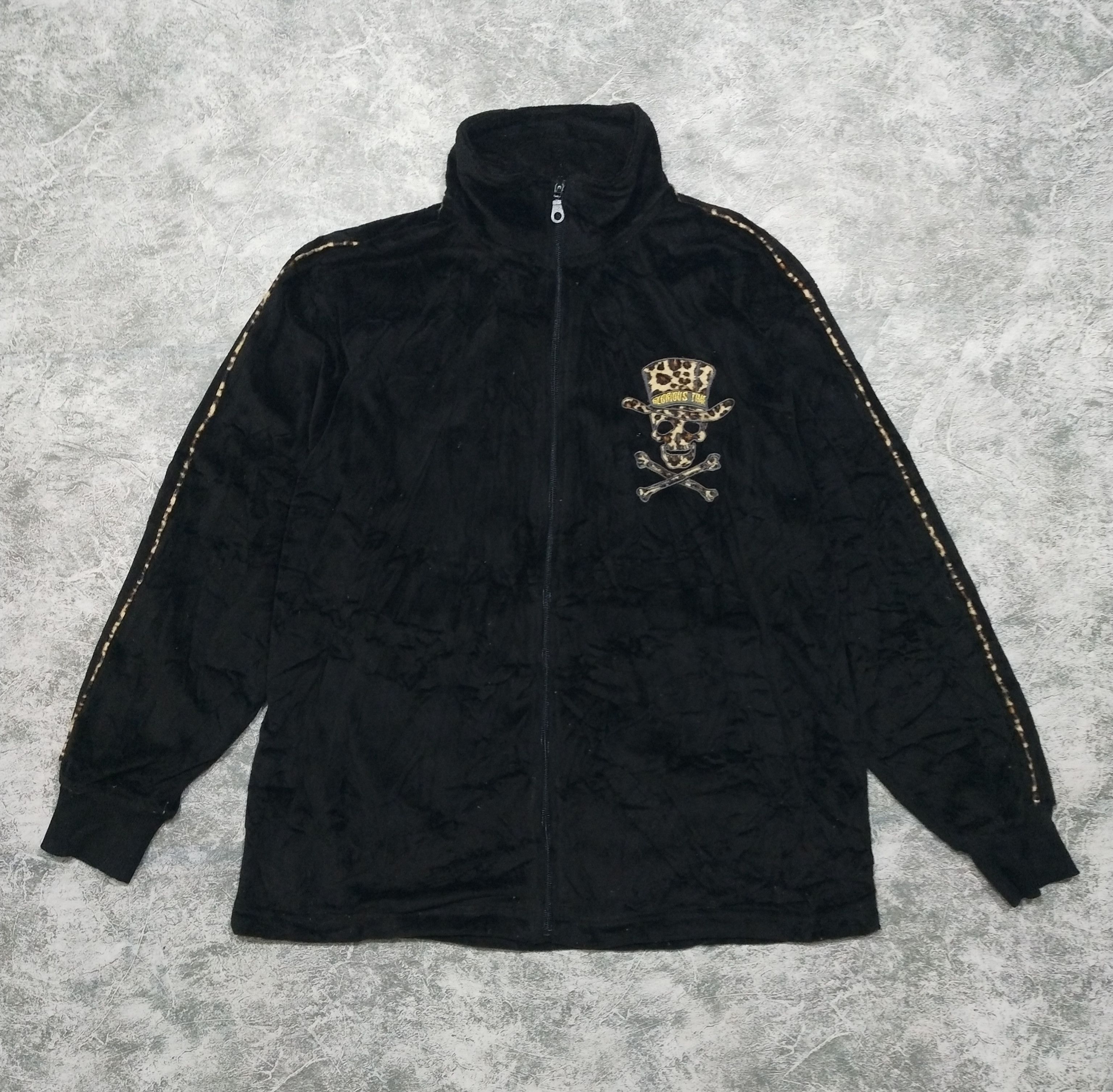 Seditionaries Japanese Glorious Time Skull Velvet Zip Up Size US L / EU 52-54 / 3 - 1 Thumbnail