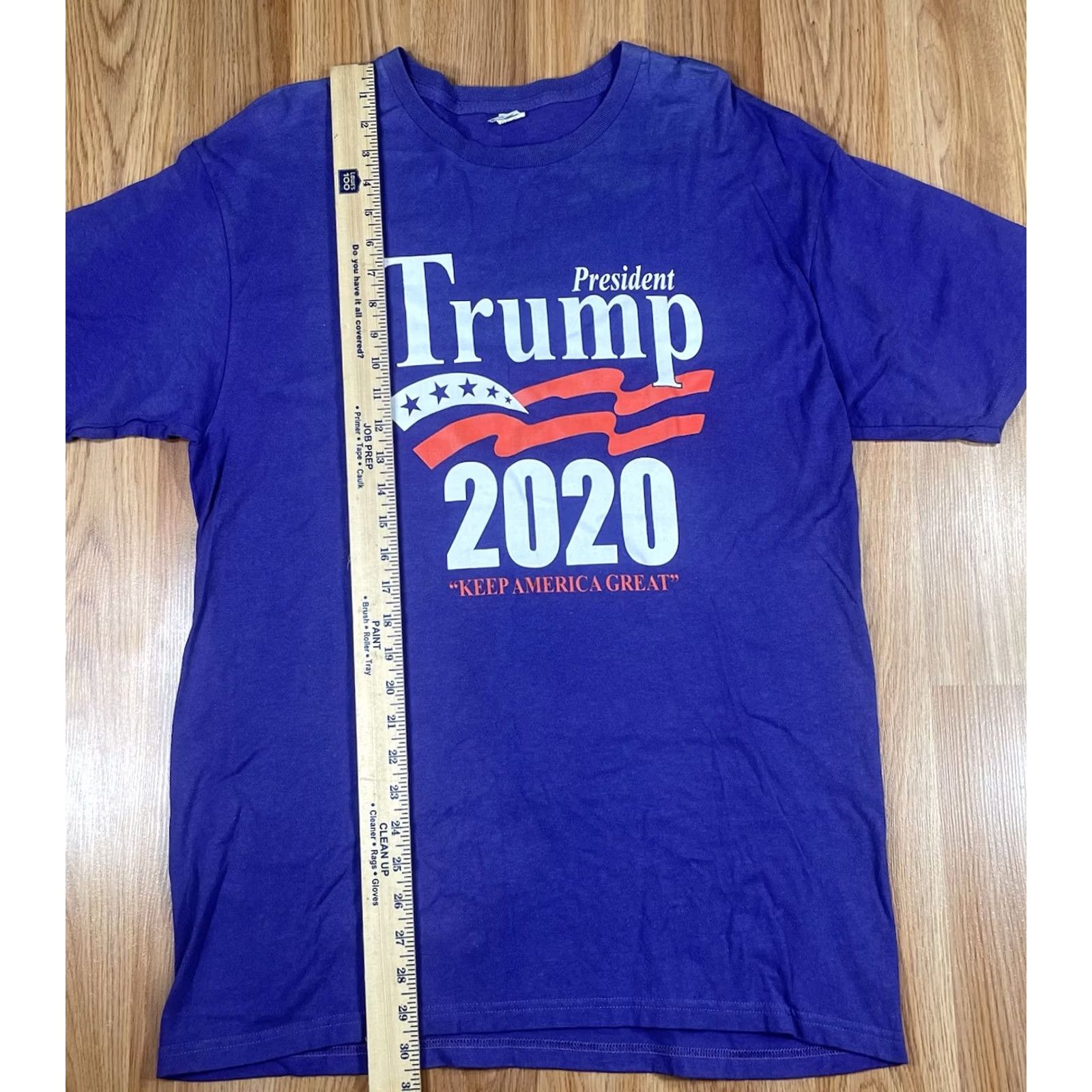 Vintage Ei-Lo T-Shirt Adults L Large Purple President Trump 2020 Crewneck Short Sleeve Mens Size US L / EU 52-54 / 3 - 3 Thumbnail