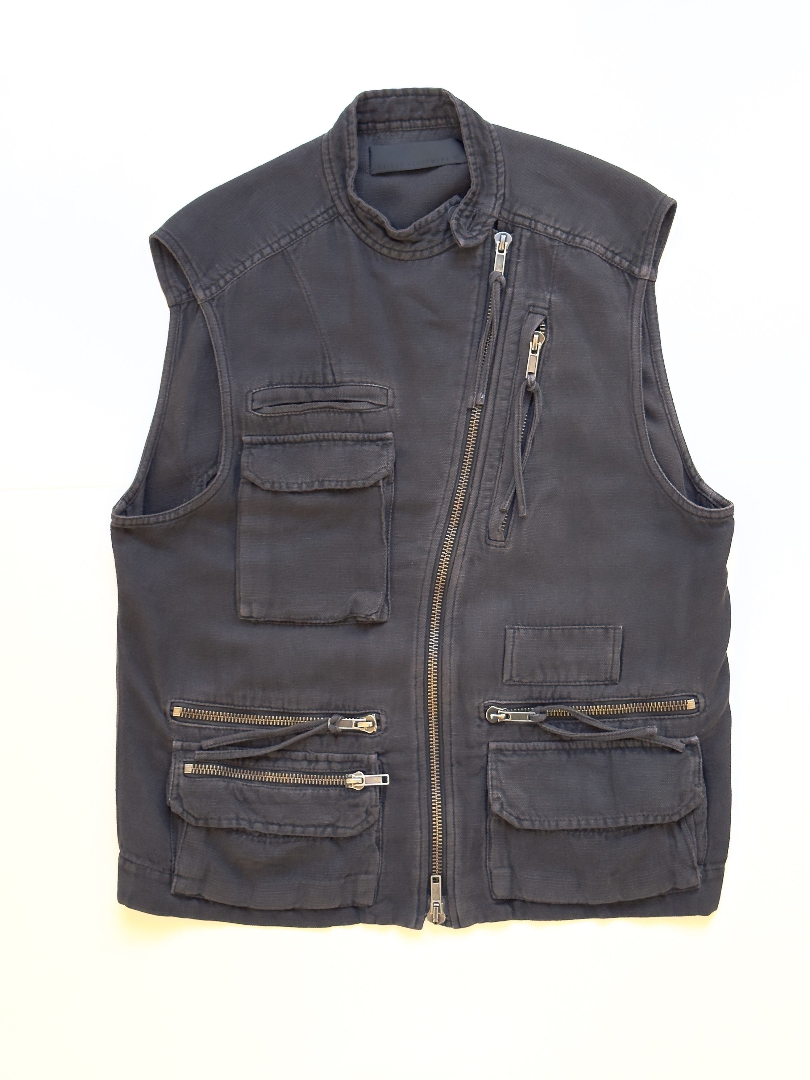 トップス Haider Ackermann 16ss Cargo Vest Haider Ackermann Haider Ackermann 16ss military multi pocket