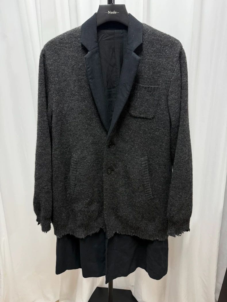 Undercover Layered Deconstructed Suit Coat Size 3 Size US L / EU 52-54 / 3 - 1 Thumbnail