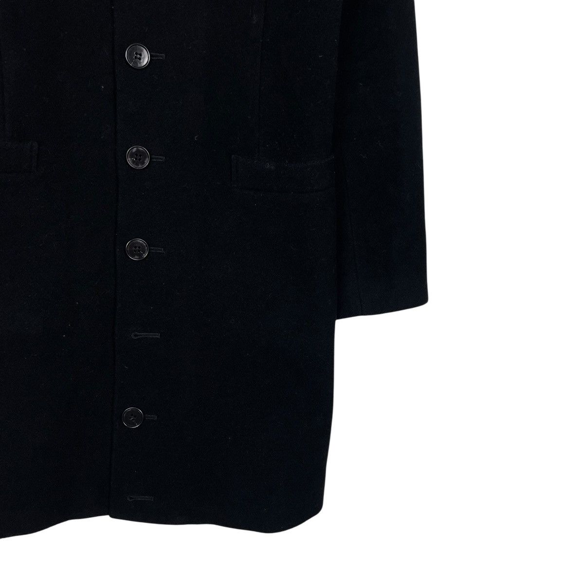 Issey Miyake Issey Miyake x Sunao Kuwahara Black Wool Long Coat Size M / US 6-8 / IT 42-44 - 5 Thumbnail