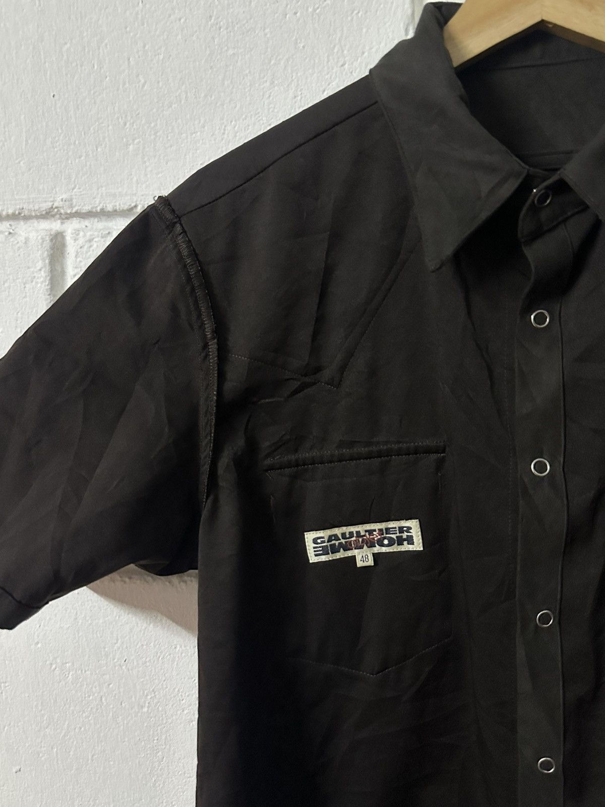 Gaultier Homme Objet × Jean Paul Gaultier Gaultier Homme Objet Double Pocket Polyester Snap Button Size US S / EU 44-46 / 1 - 17 Thumbnail