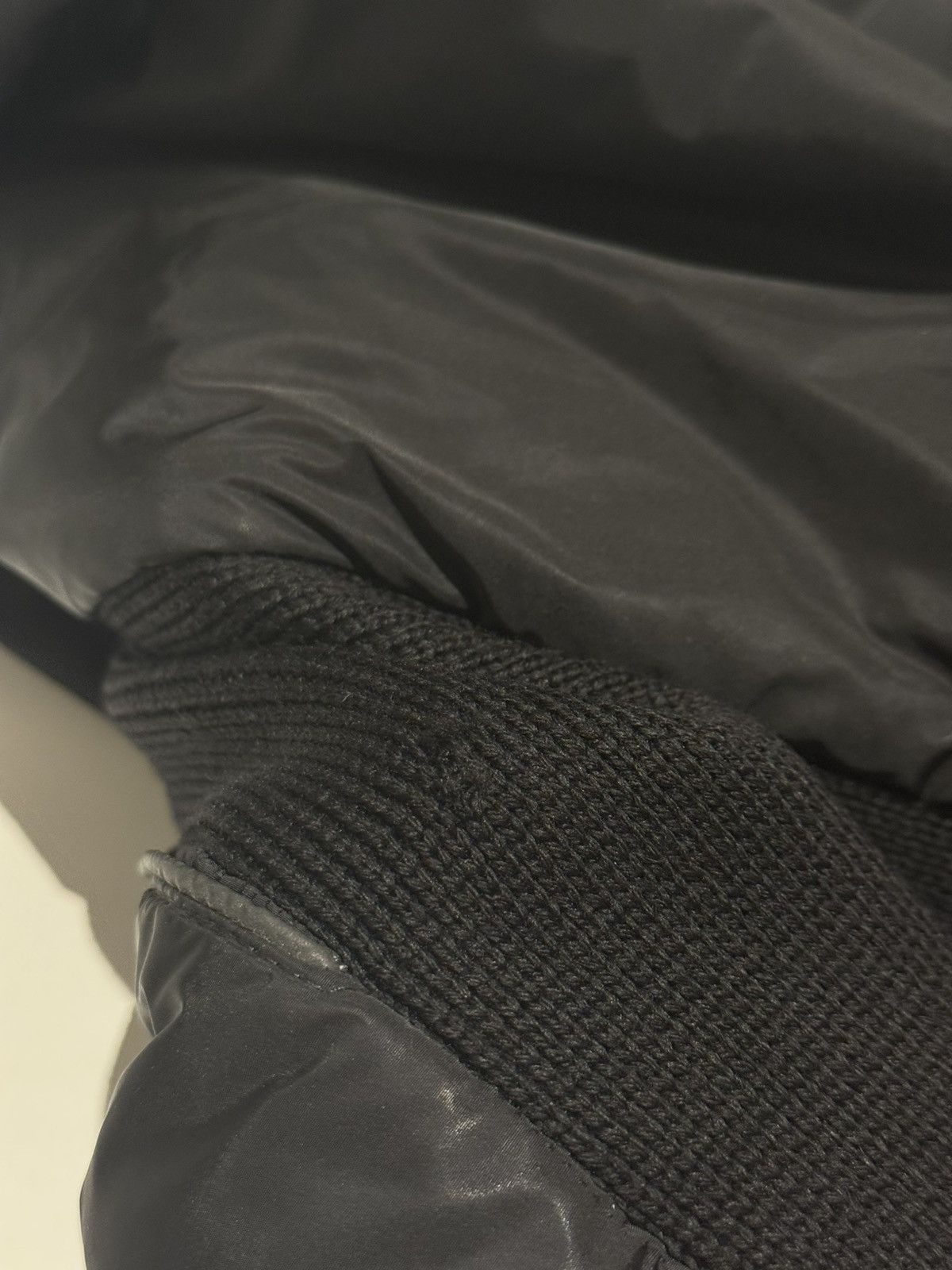 Prada Prada Black Nylon and Wool Jacket Made in Italy Bomber RARE Size US M / EU 48-50 / 2 - 23 Thumbnail