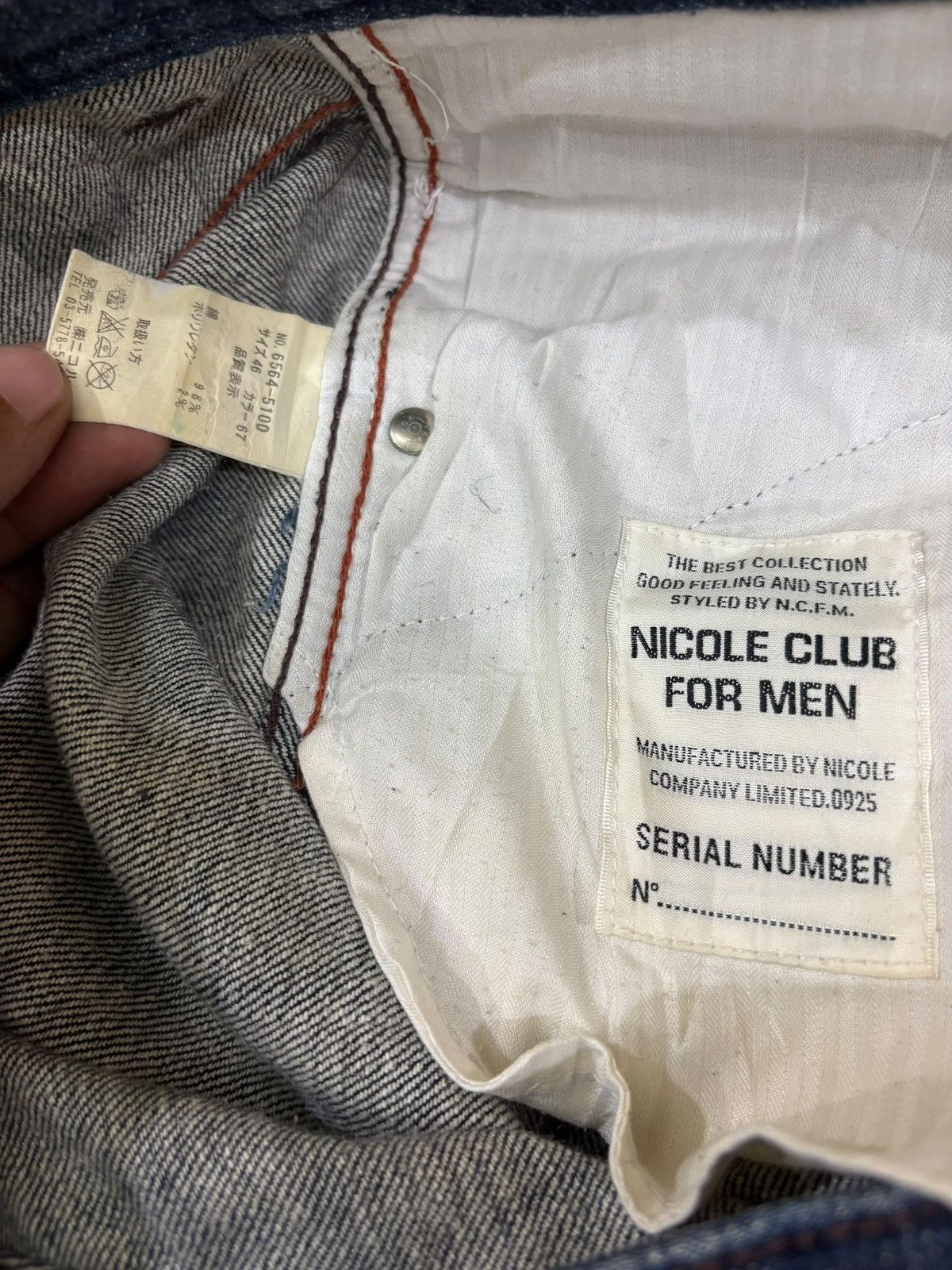 Nicole Club Vintage Nicole Club For Men Blue Wash Loose Baggy Jeans Size US 34 / EU 50 - 10 Thumbnail