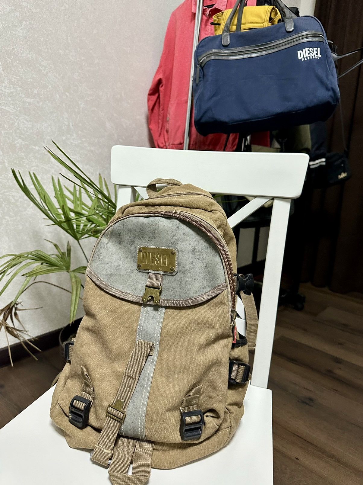 Diesel Vintage Diesel Bag Metal Logo Military Fit Size ONE SIZE - 3 Thumbnail