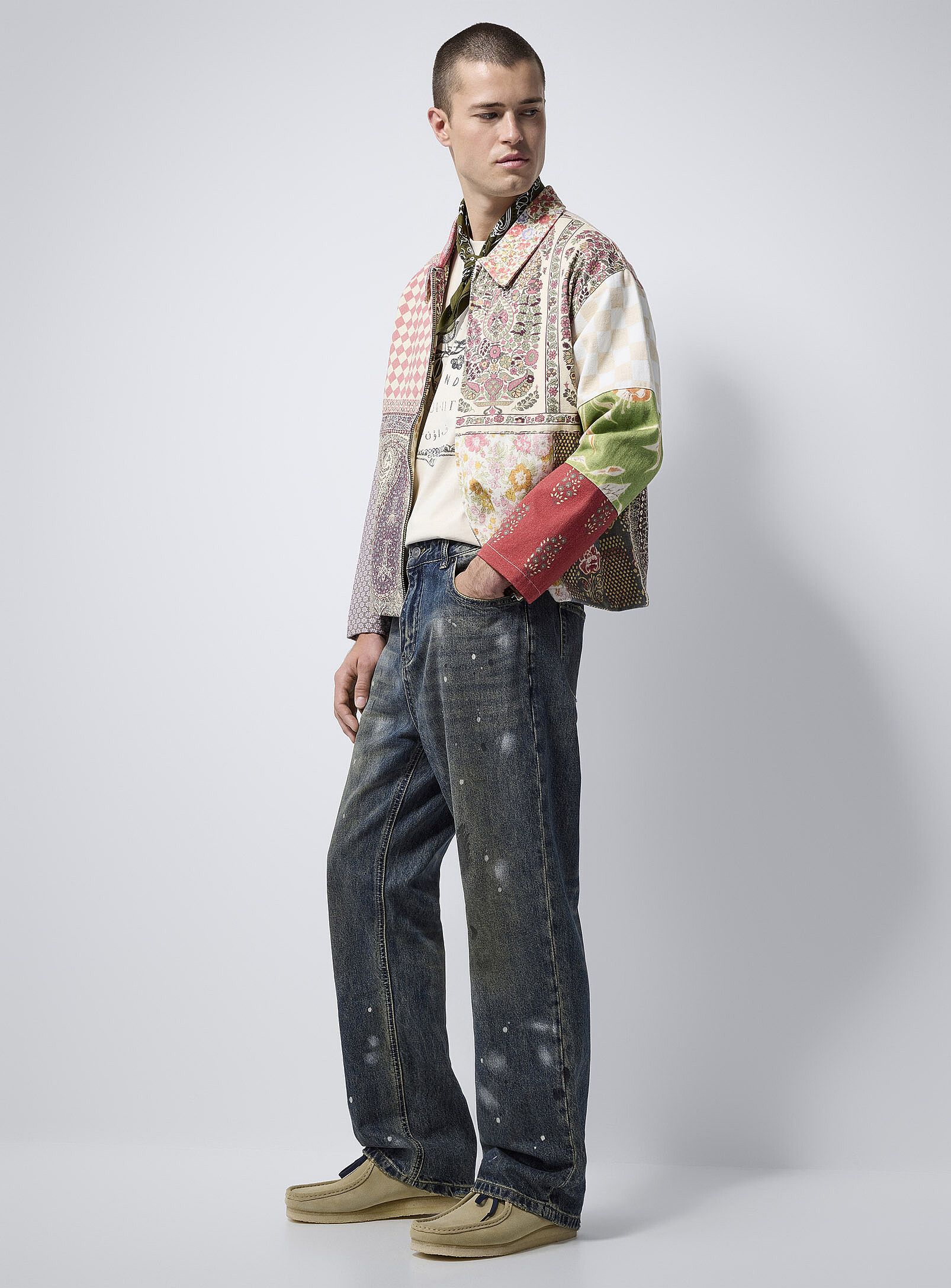 Other BNWT AW25 FOUND PAINT SPLATTER JEANS 34 Size US 34 / EU 50 - 11 Thumbnail