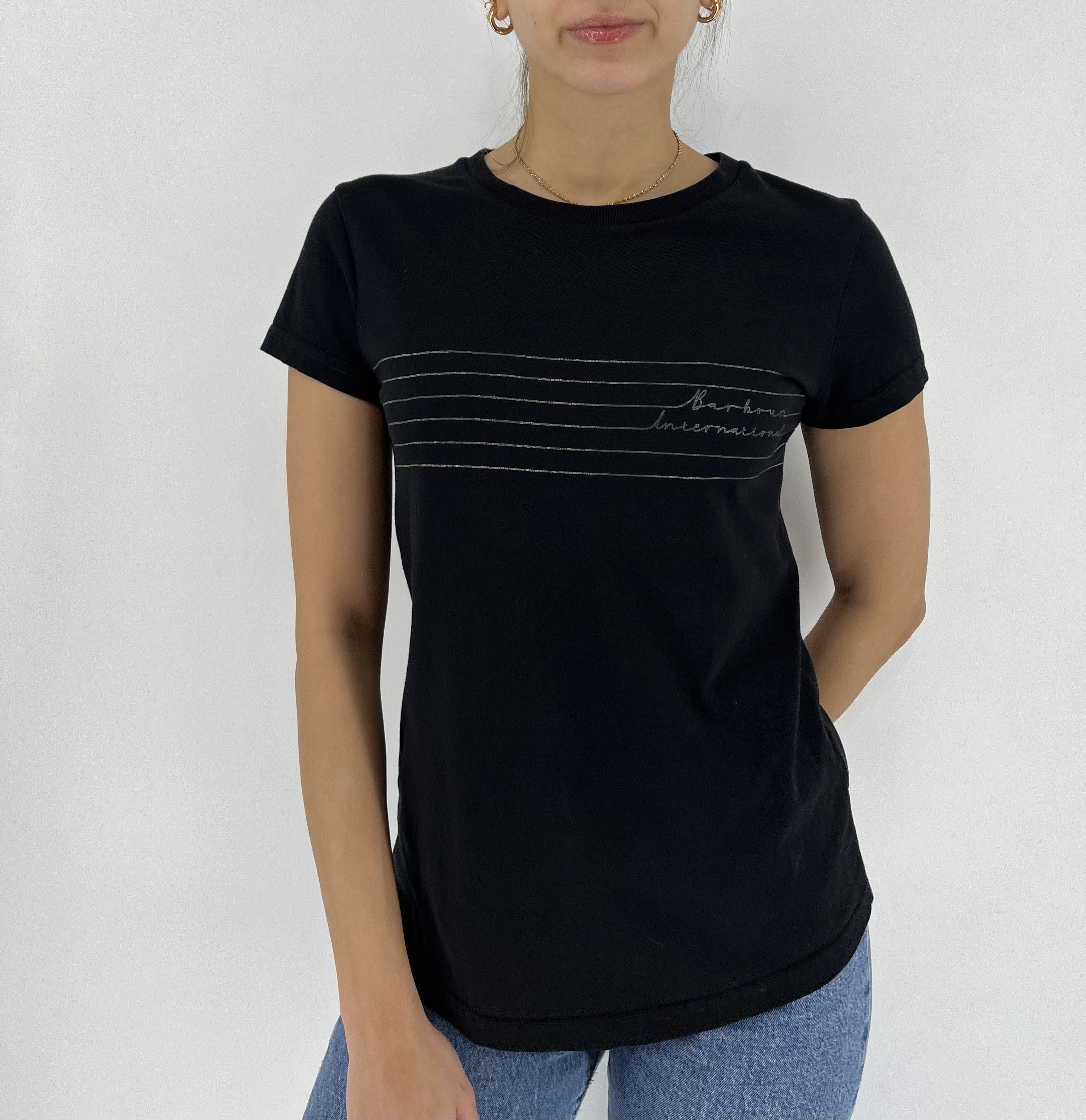 Barbour × Vintage Vintage Y2K Barbour International T-shirt Streetwear Style Size S / US 4 / IT 40 - 9 Thumbnail