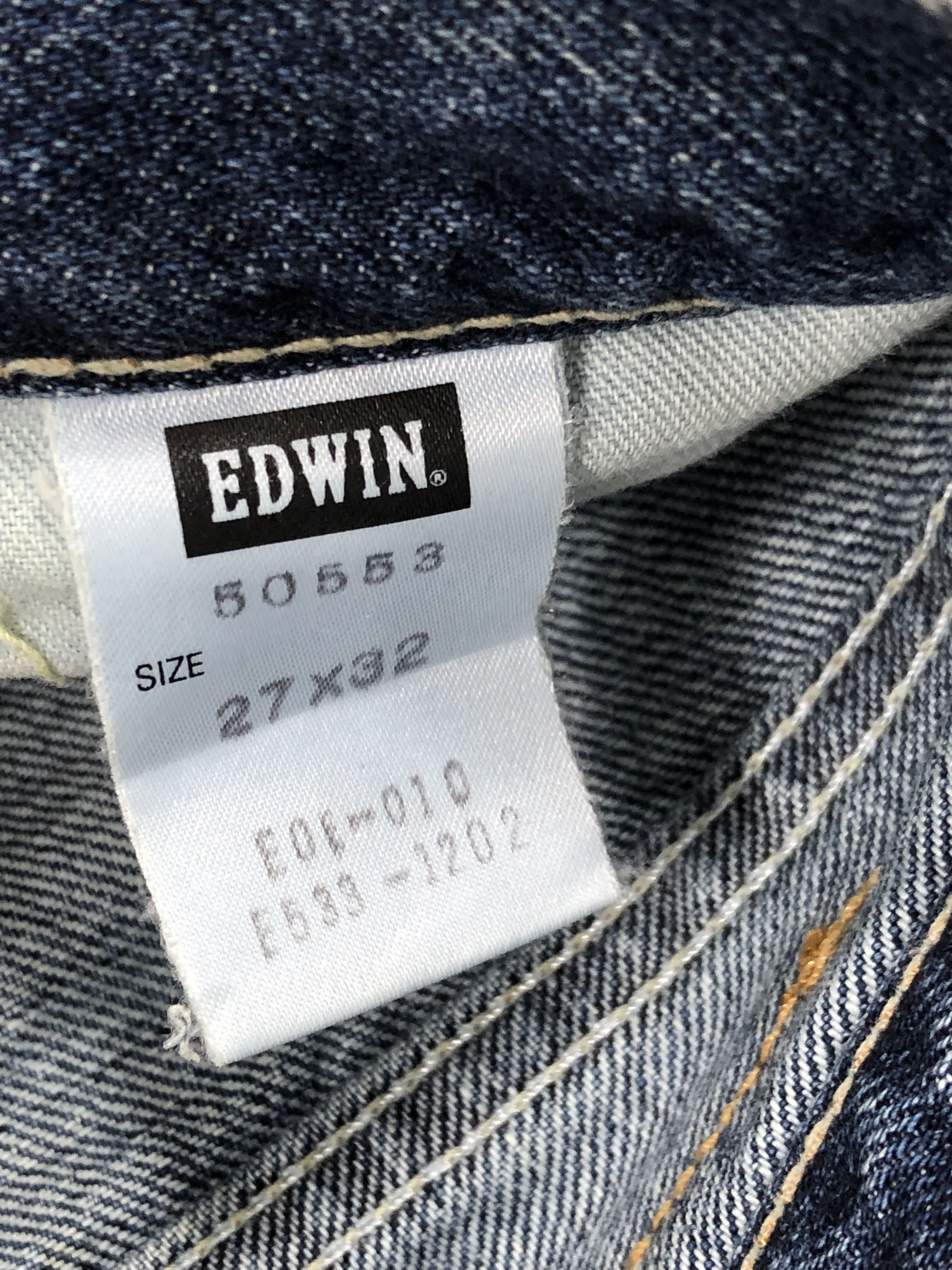 Edwin Vintage Edwin Selvedge Faded Blue Jeans DPP0006 Size US 26 / EU 42 - 10 Thumbnail