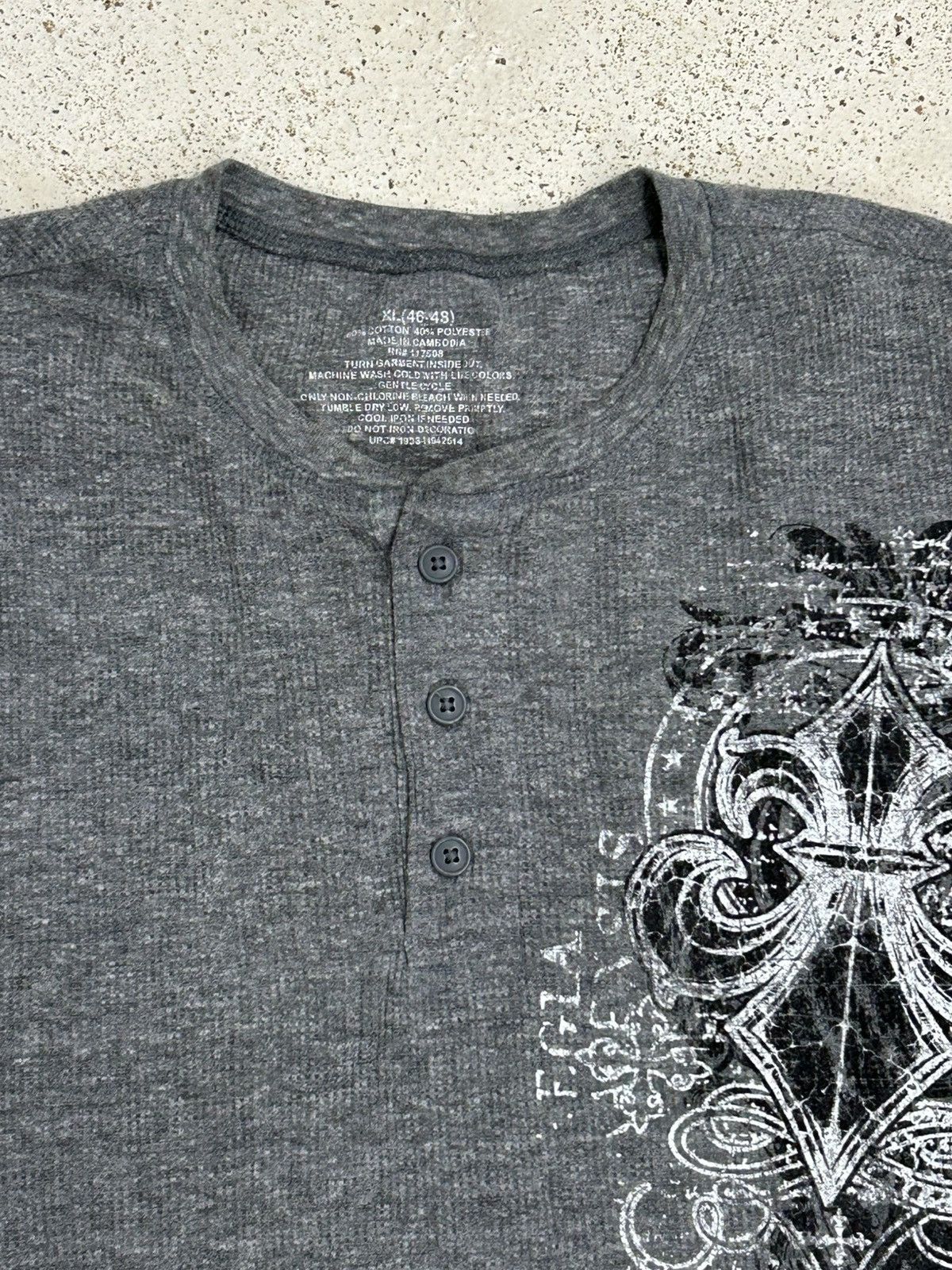 20471120 Vintage Affliction Sword Long Sleeve Religion Trust Radical Size US L / EU 52-54 / 3 - 4 Thumbnail