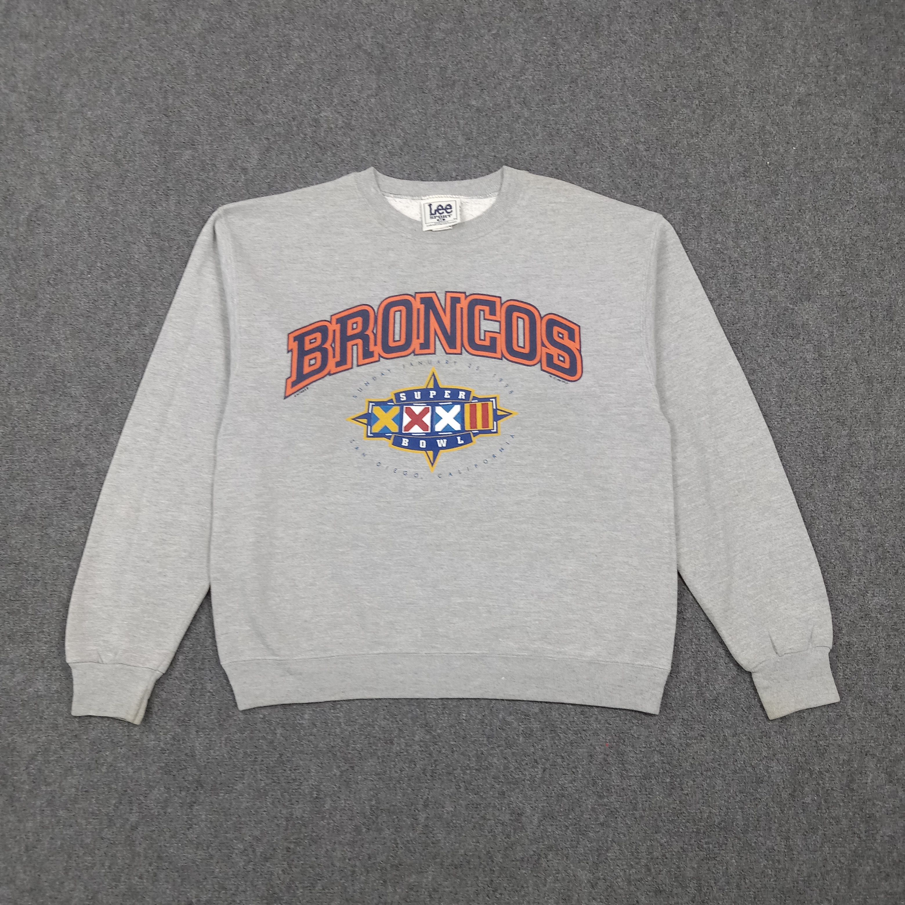 Lee Denver Broncos Super Bowl XXXII Sweatshirt C277N10 Size US L / EU 52-54 / 3 - 1 Thumbnail