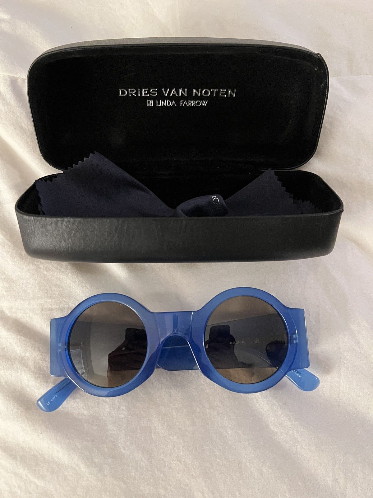 Dries Van Noten × Linda Farrow Round Sunglasses Dries Can Noten x