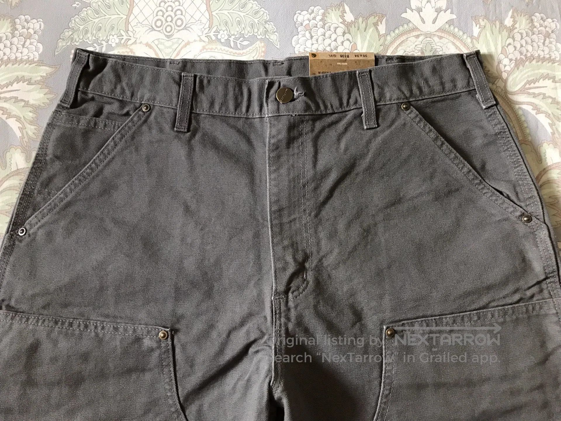 Carhartt Carhartt B136 Canvas Work Pants. Size US 35 - 4 Thumbnail
