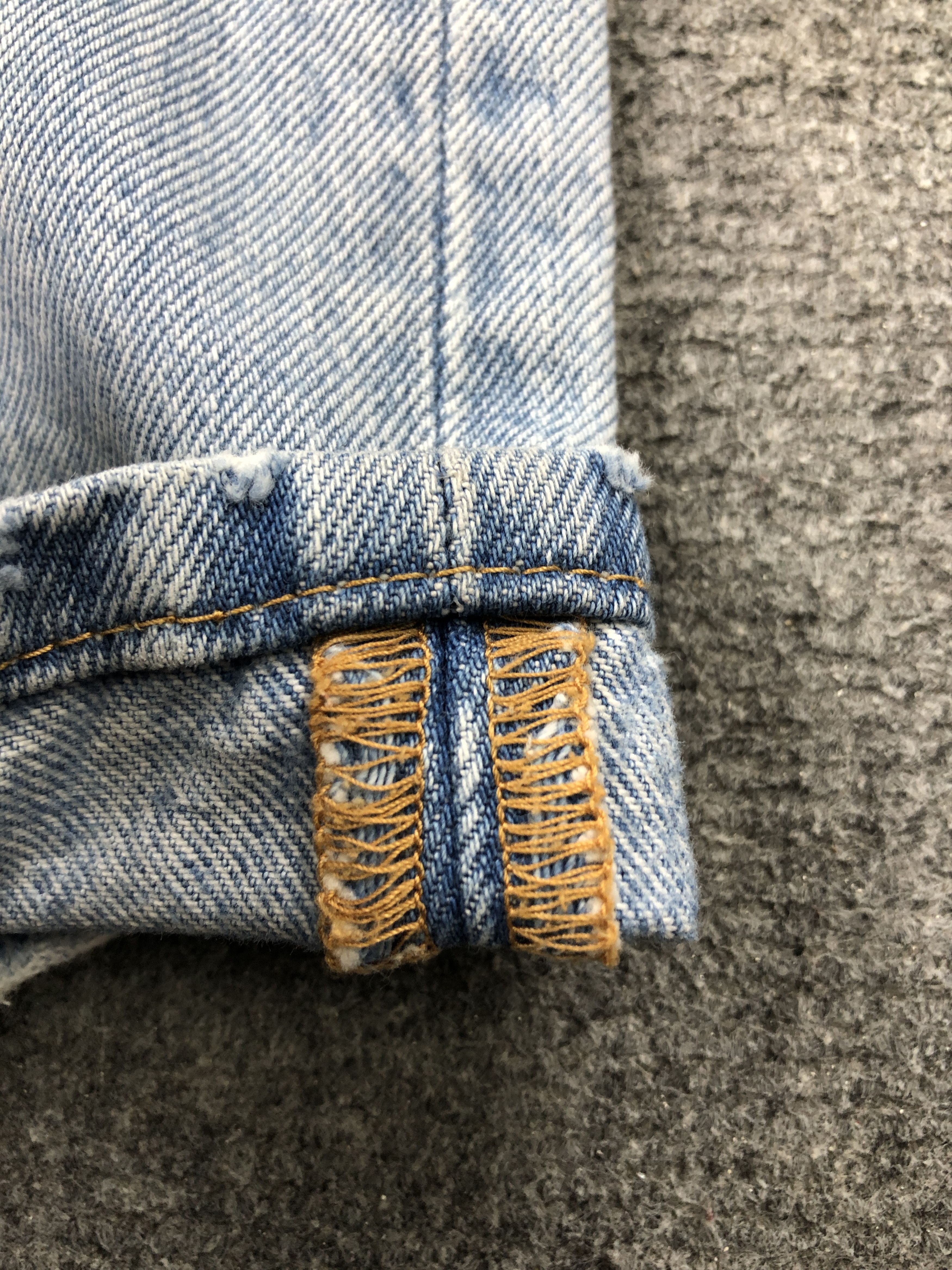 Levi's Vintage Distressed Levis 501 T Light Wash Jeans DP2465 Size US 30 / EU 46 - 9 Thumbnail
