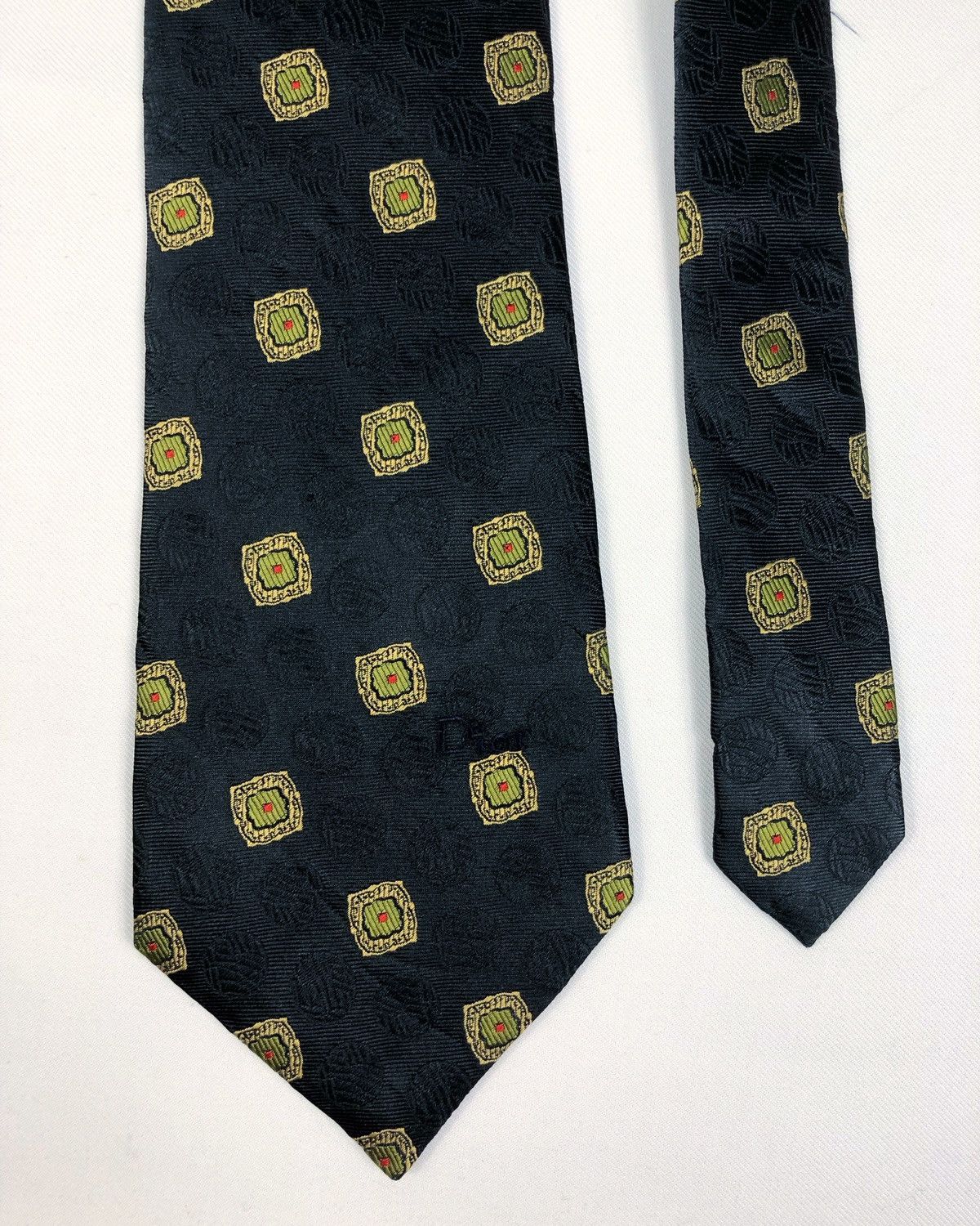 Christian Dior Monsieur Rare Vintage Christian Dior Monsieur Silk Tie Size ONE SIZE - 4 Thumbnail