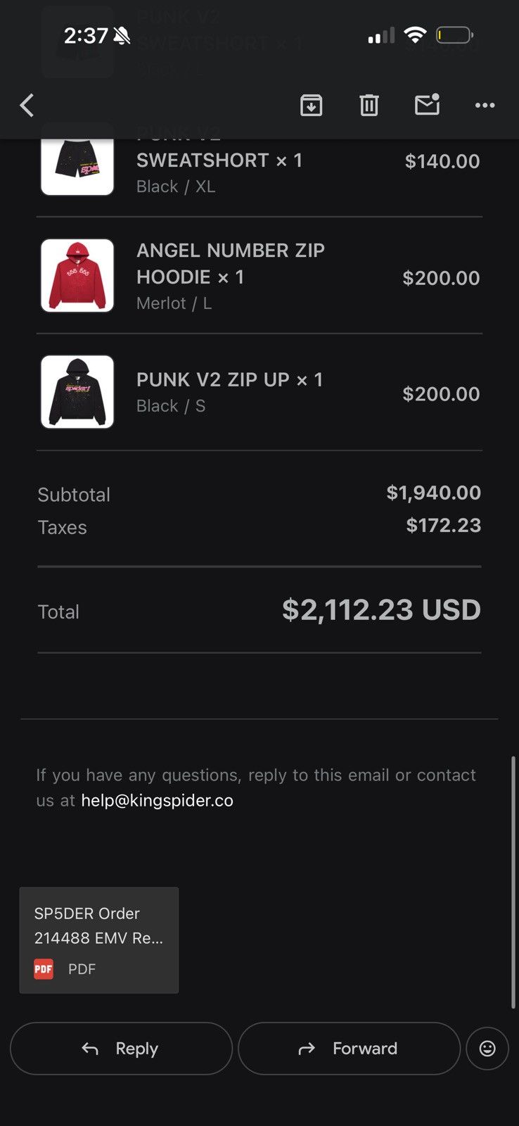 Sp5der Spider punk v2 zip up Size US L / EU 52-54 / 3 - 2 Thumbnail