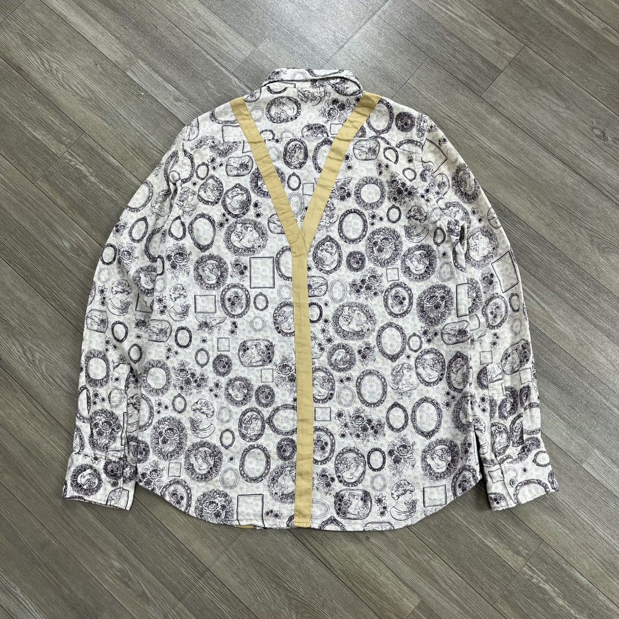 Issey Miyake Archive Issey Miyake Frapbois Baroque Cameo Pattern Shirt Size US S / EU 44-46 / 1 - 16 Thumbnail