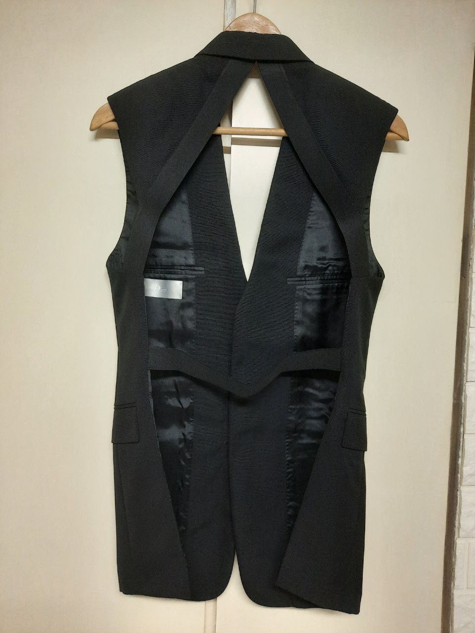 Dior Cut Out Vest Size 48R - 2 Thumbnail