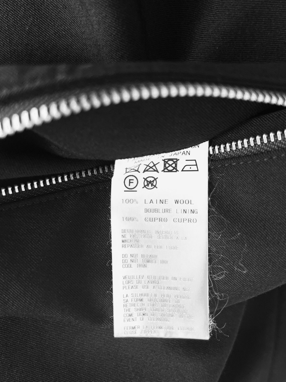 Yohji Yamamoto Yohji Yamamoto Pour Homme - W/Gabardine Fireworks Zip JKT Size US XL / EU 56 / 4 - 8 Thumbnail